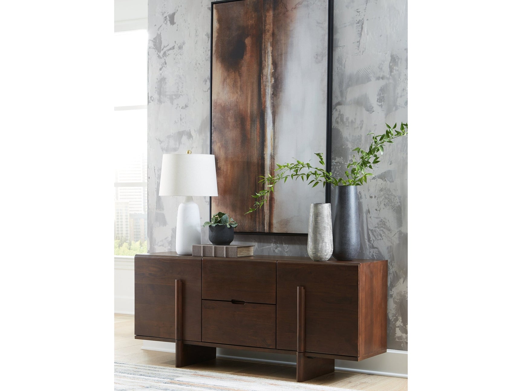 Kydler Medium Brown Accent Cabinet - Ornate Home