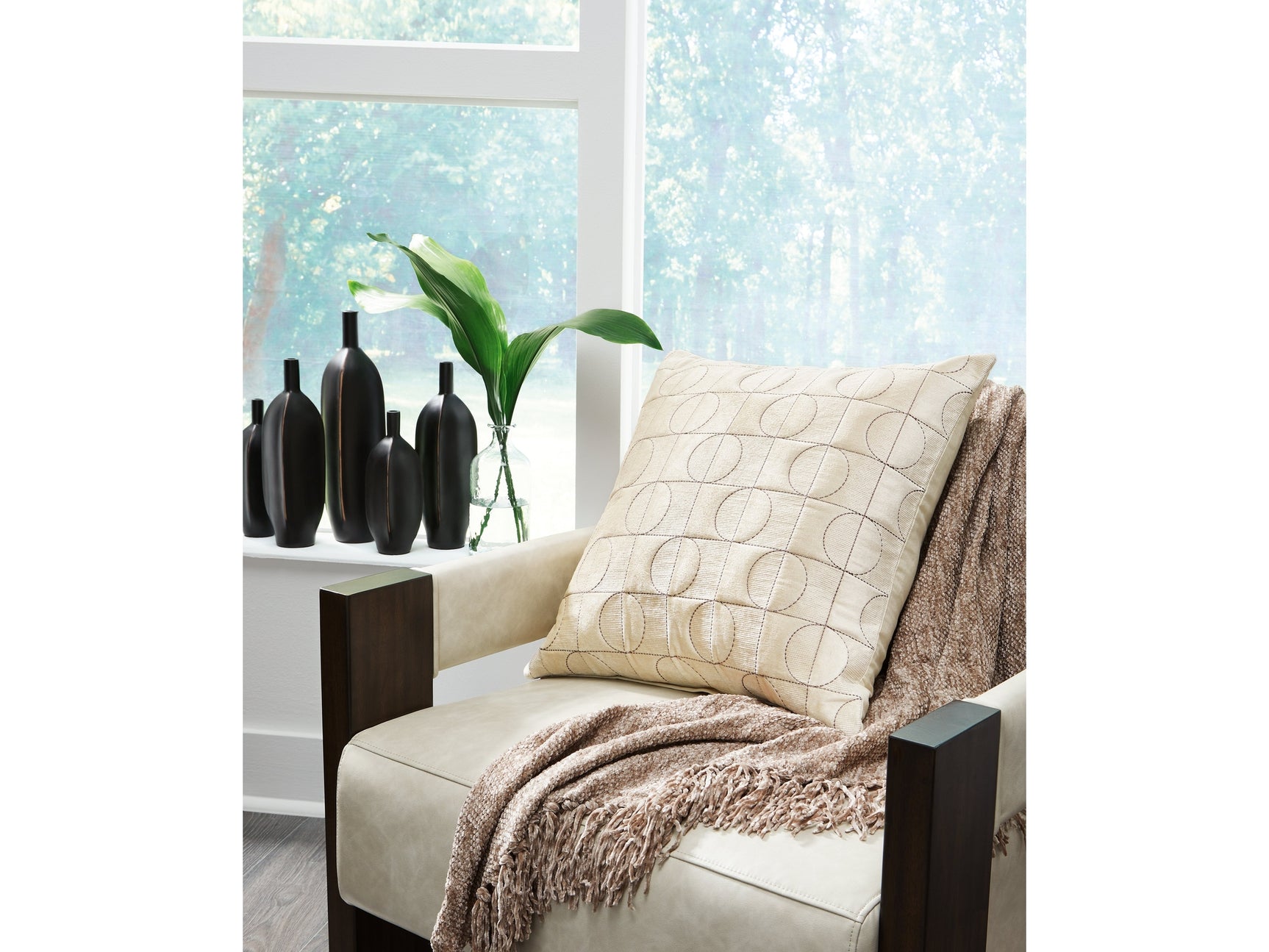 Kydner Beige/Brown Pillow (Set of 4) - Ornate Home