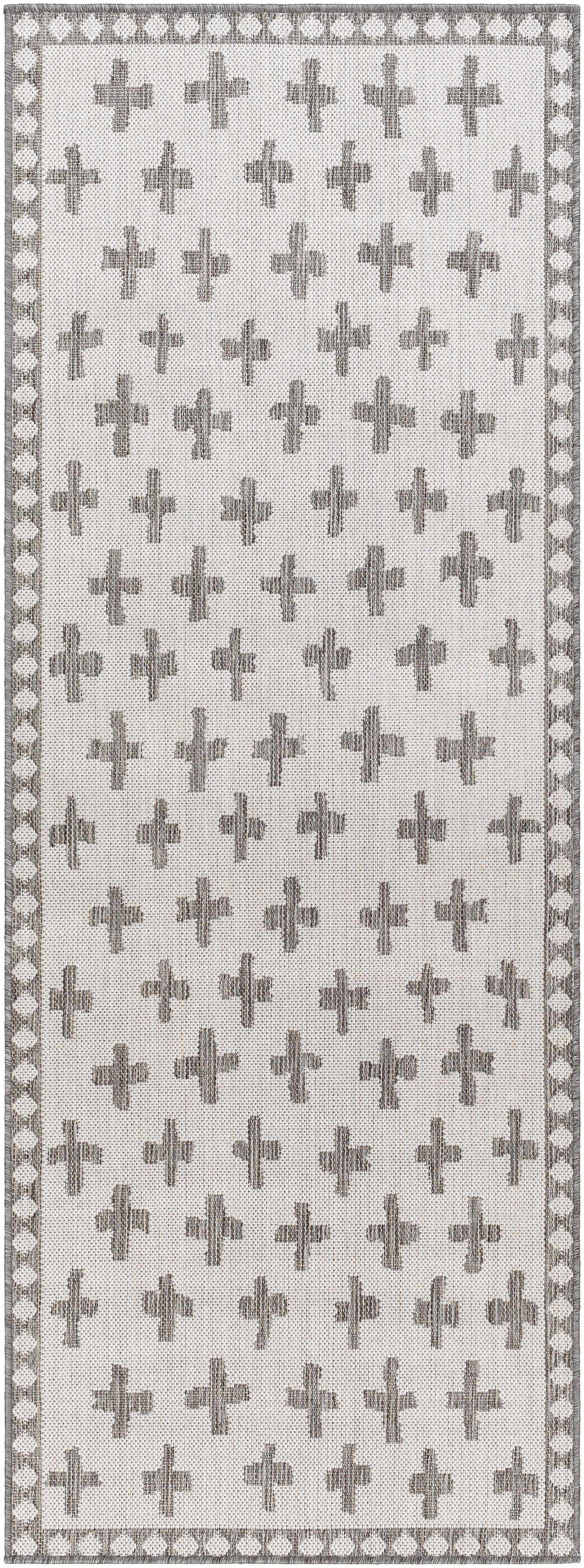 Kyna Gray Outdoor Area Rug - Clearance - Ornate Home