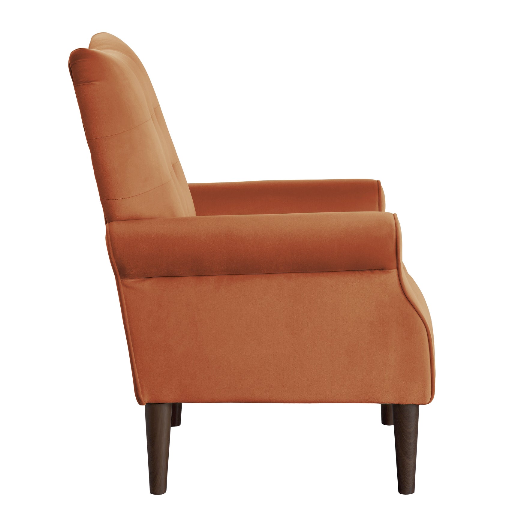 Kyrie Orange Accent Chair - Ornate Home