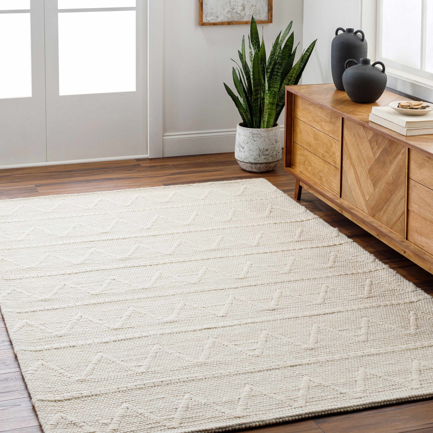 Kyung Cream Area Rug - Clearance - Ornate Home