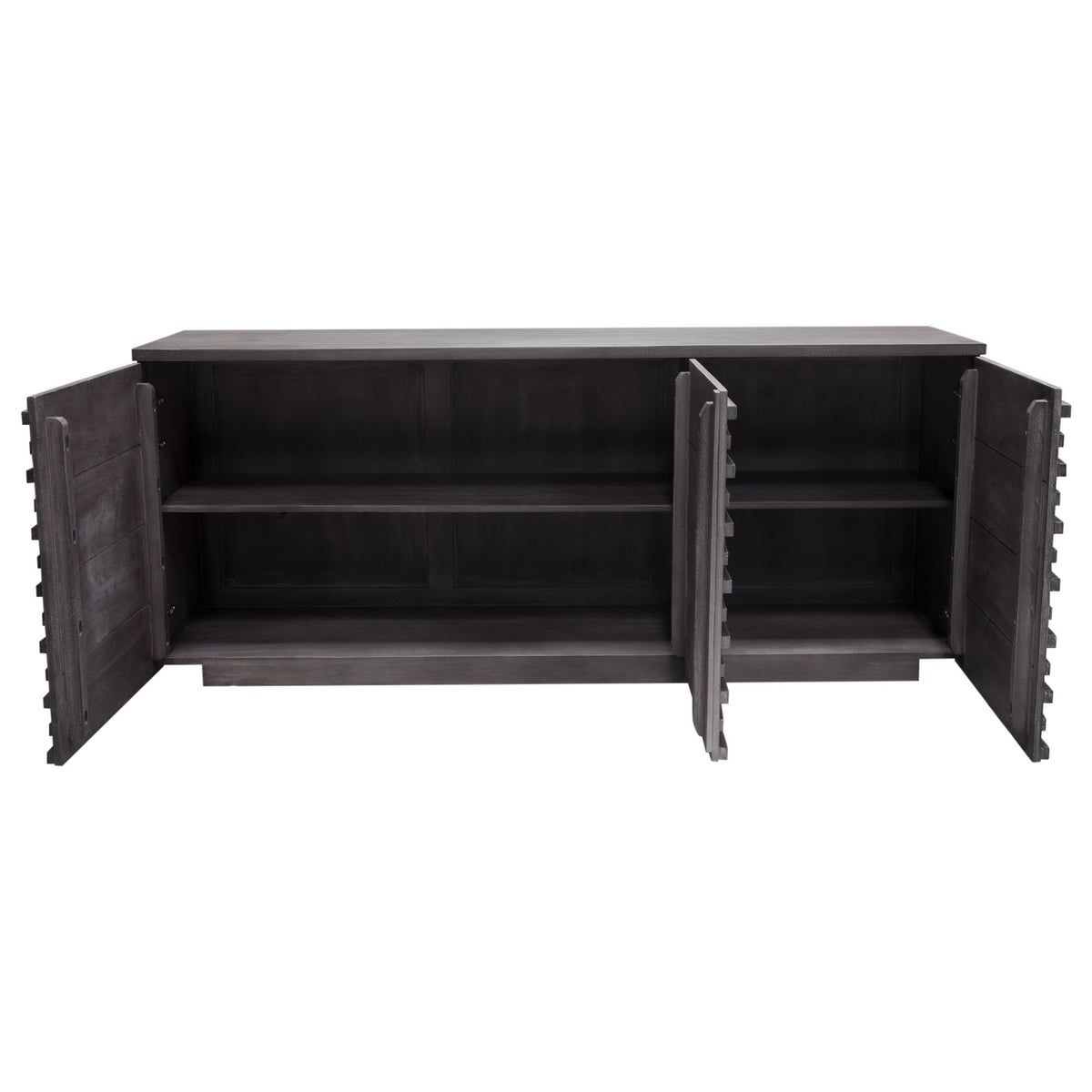 Landscape Espresso Grey Acacia Sideboard - Ornate Home