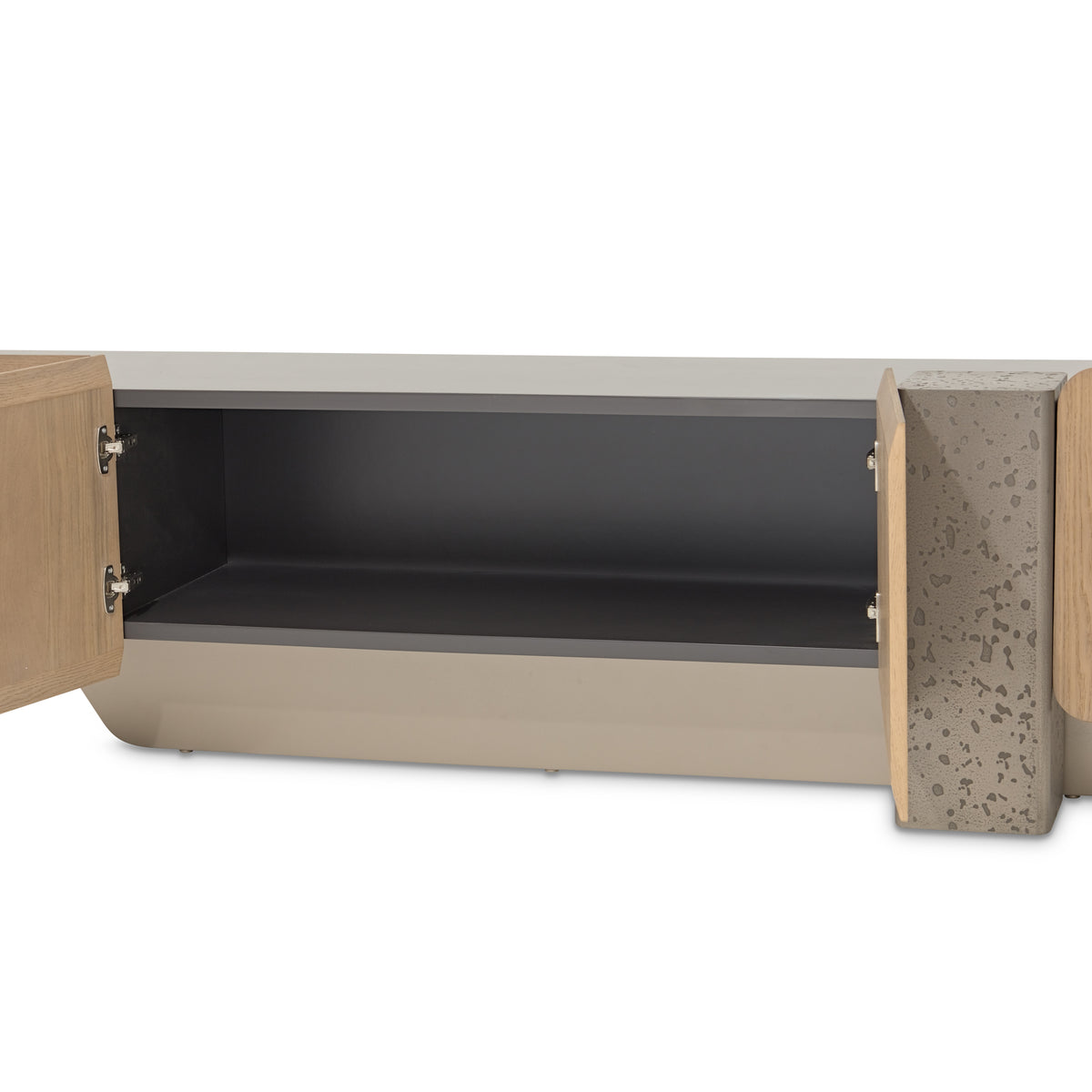 Bristol Point Saddle Brown Media Cabinet