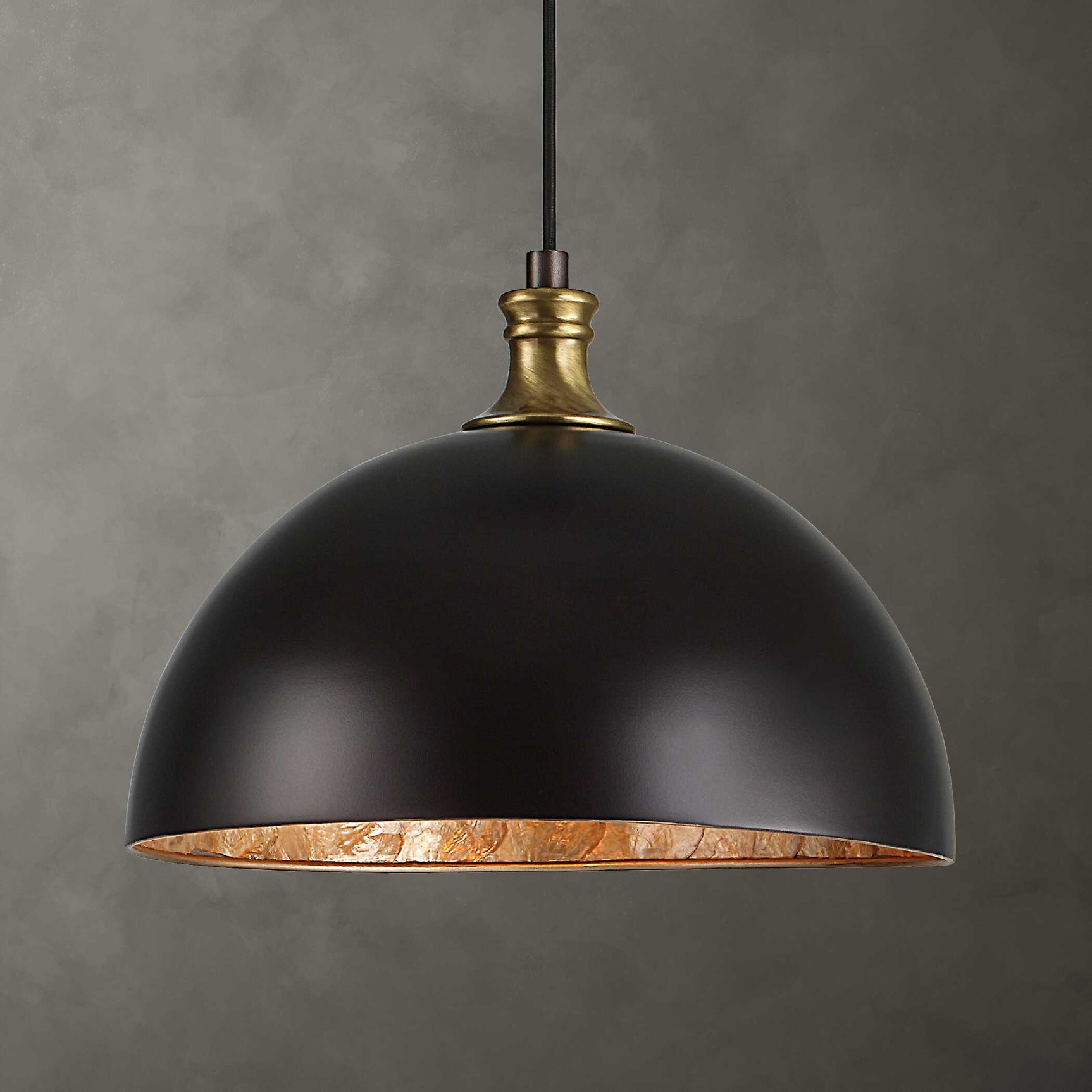 Placuna Bronze 1 Light Pendant