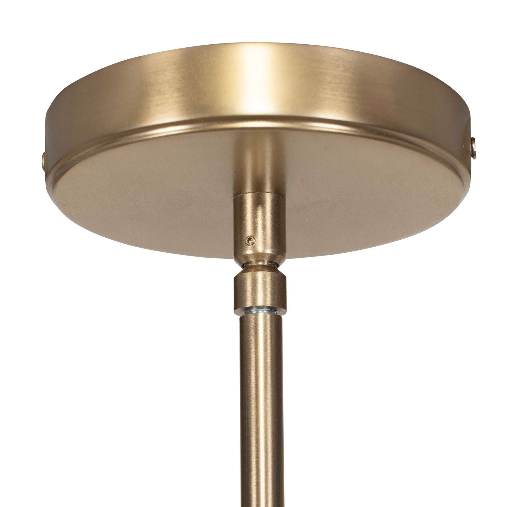 Bend Brass 1 Light Raffia Pendant