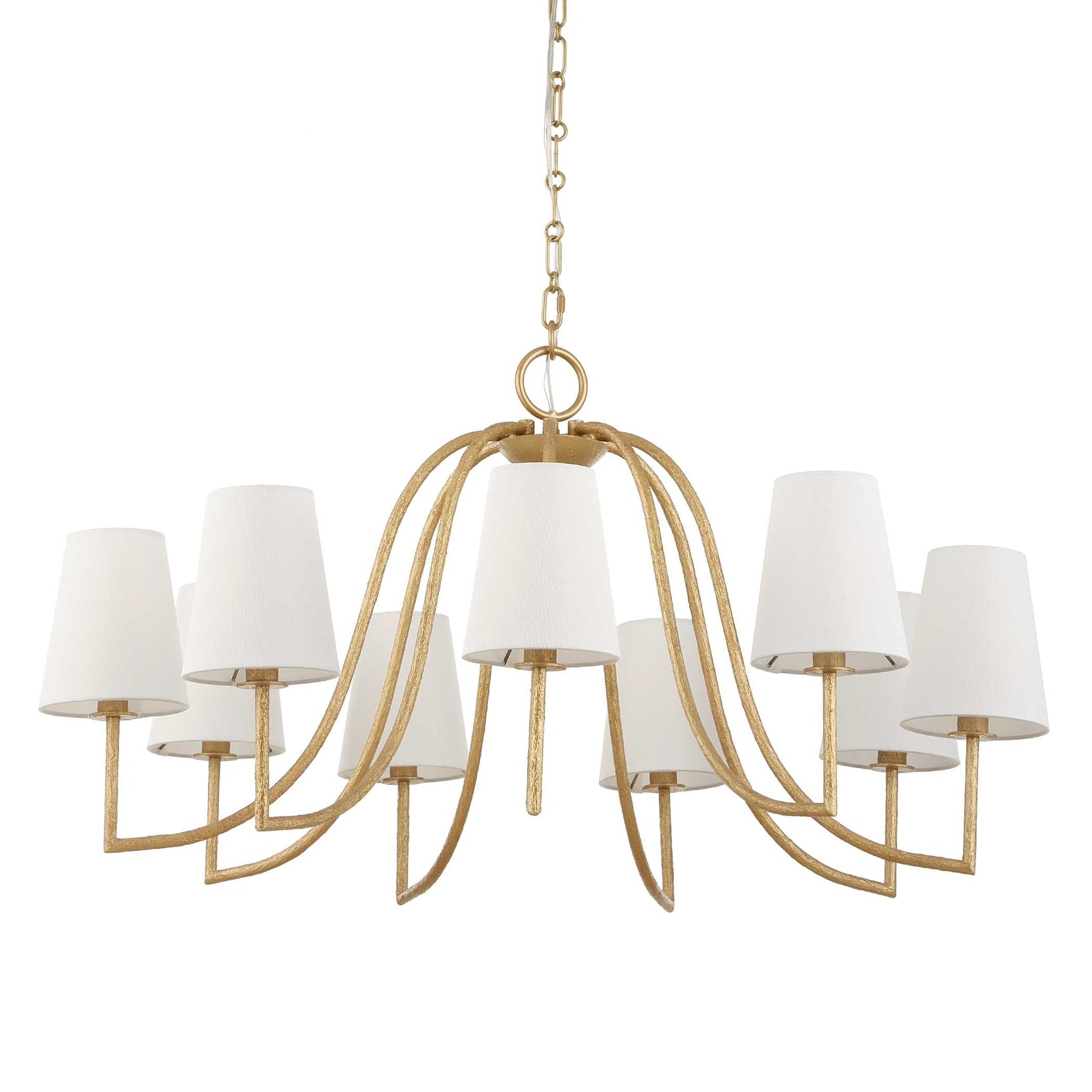 Seville Gold 9 Light Chandelier