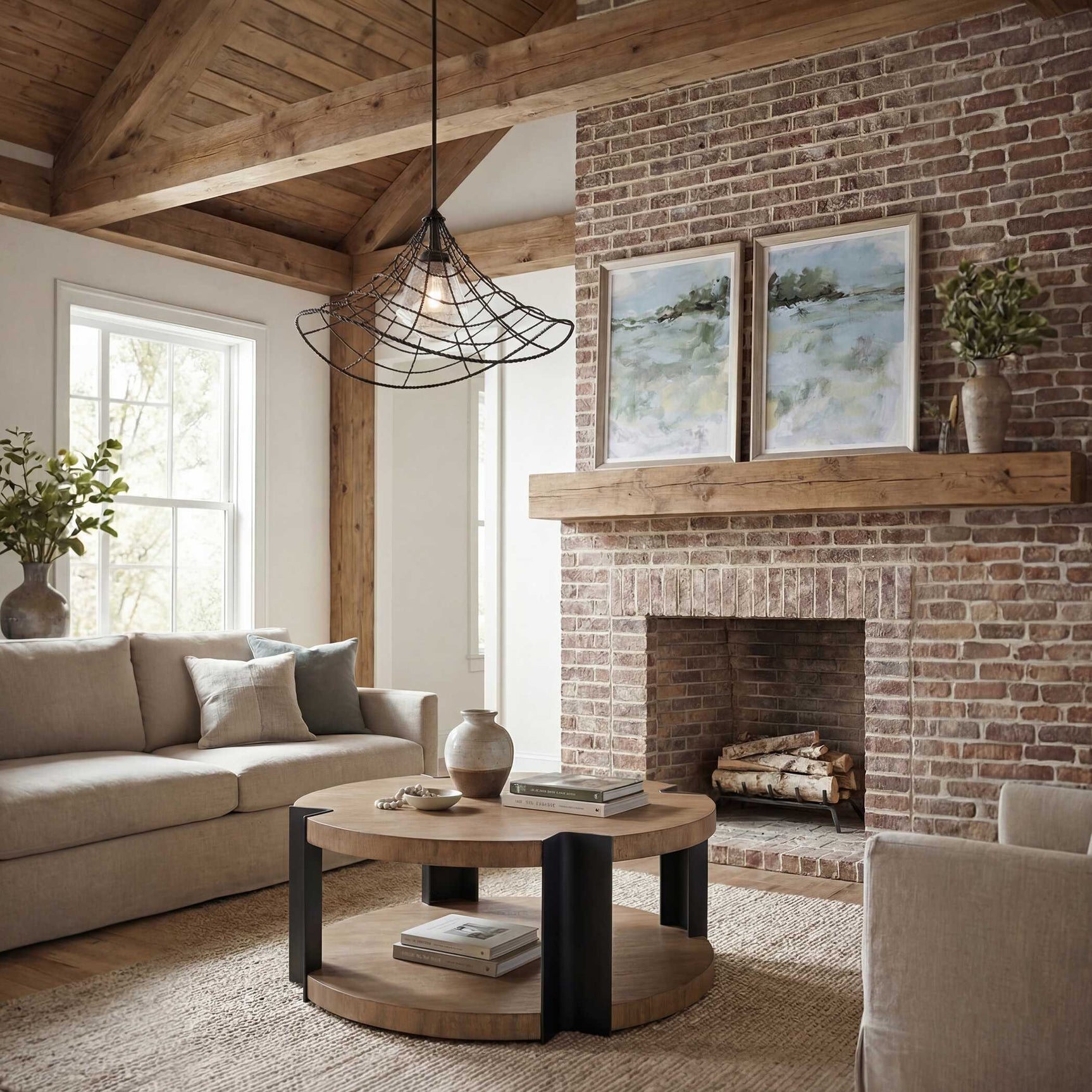 Whirlwind Bronze 1 Light Indoor-Outdoor Pendant