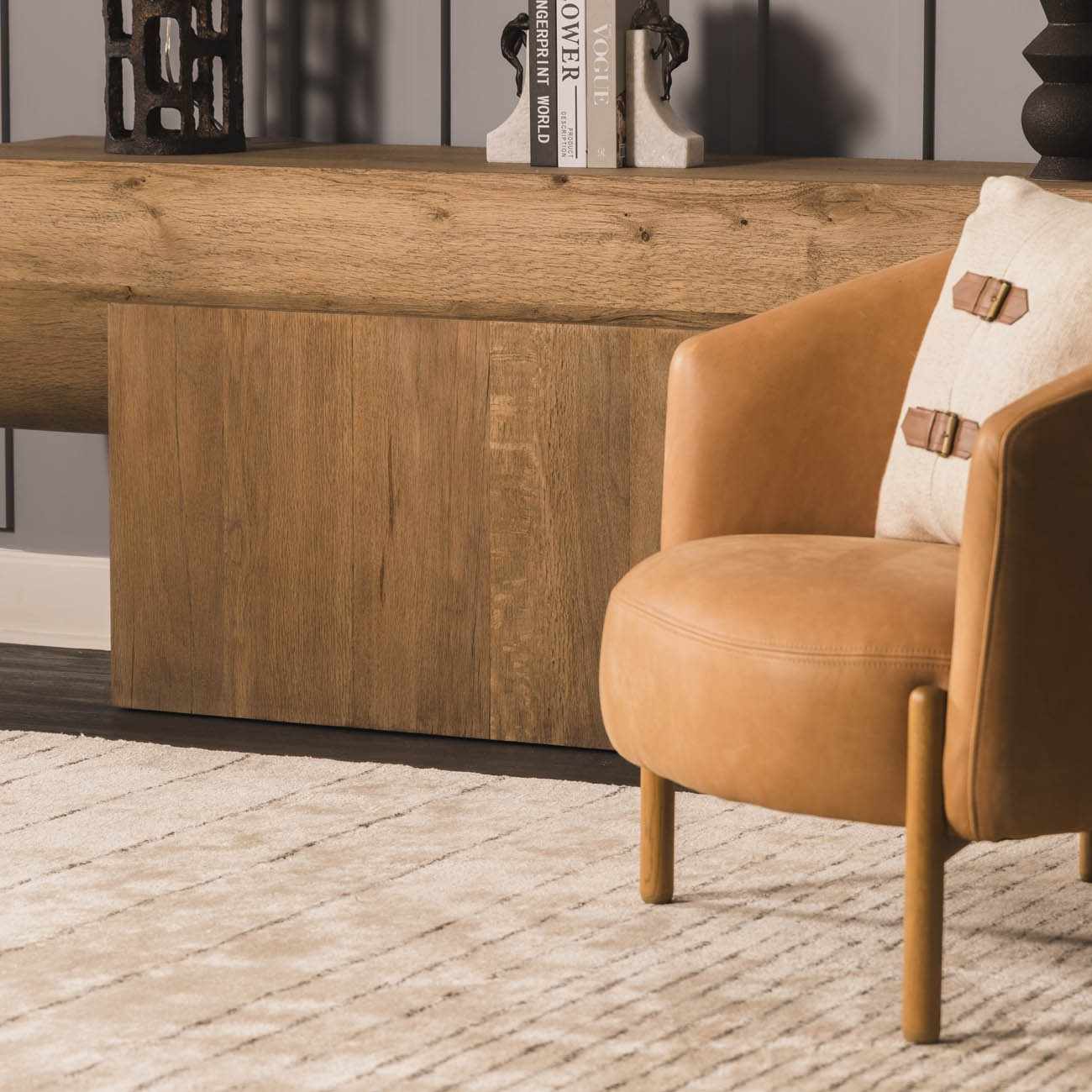 Ellisburg Striped Cream Faux Silk Rug - Clearance