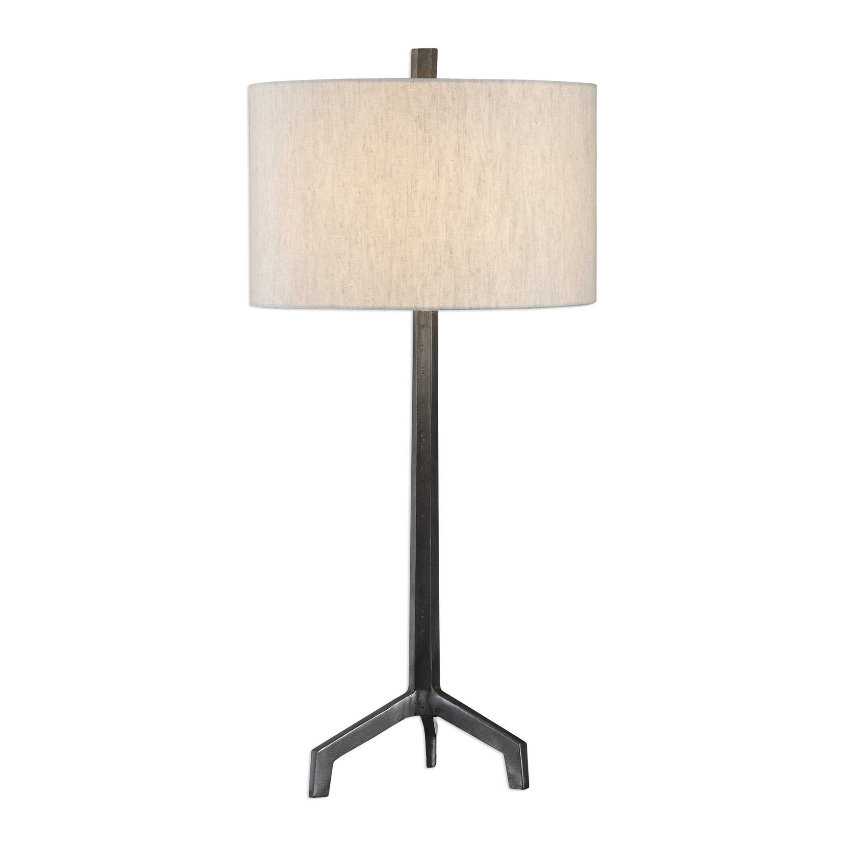 Ivor Black/Brown Cast Iron Lamp