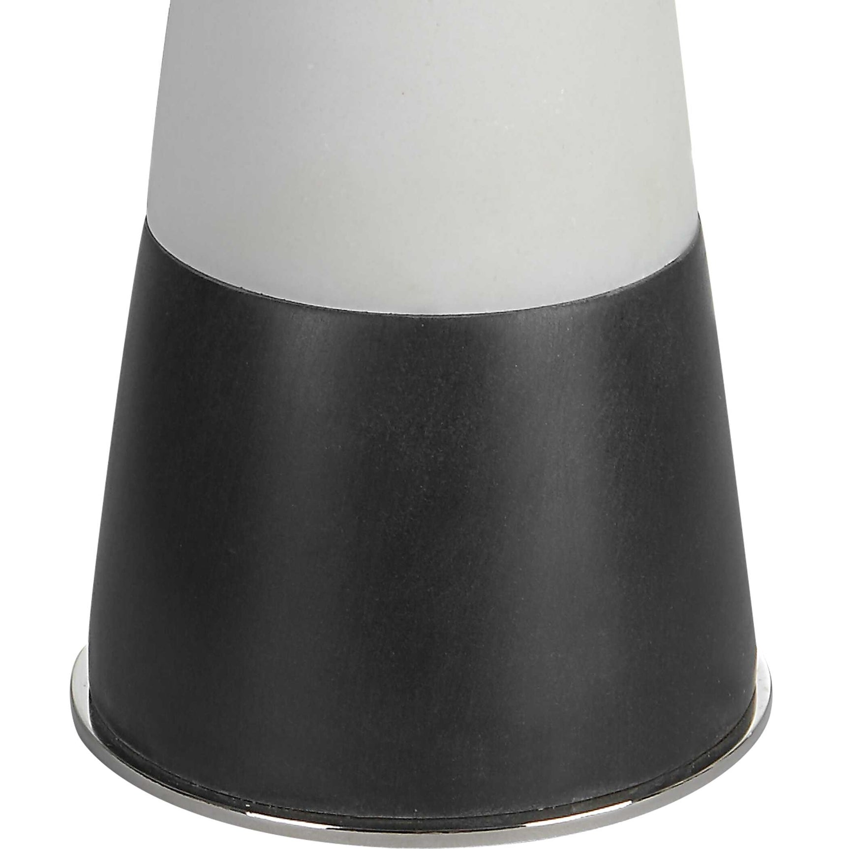 Bandeau Black/White Banded Stone Table Lamp