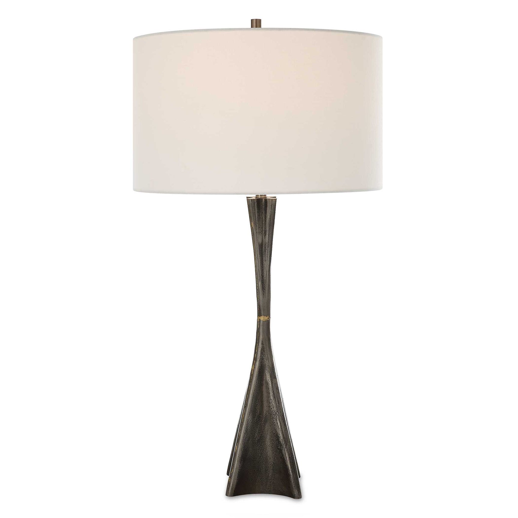 Keiron Black/Bronze Industrial Table Lamp