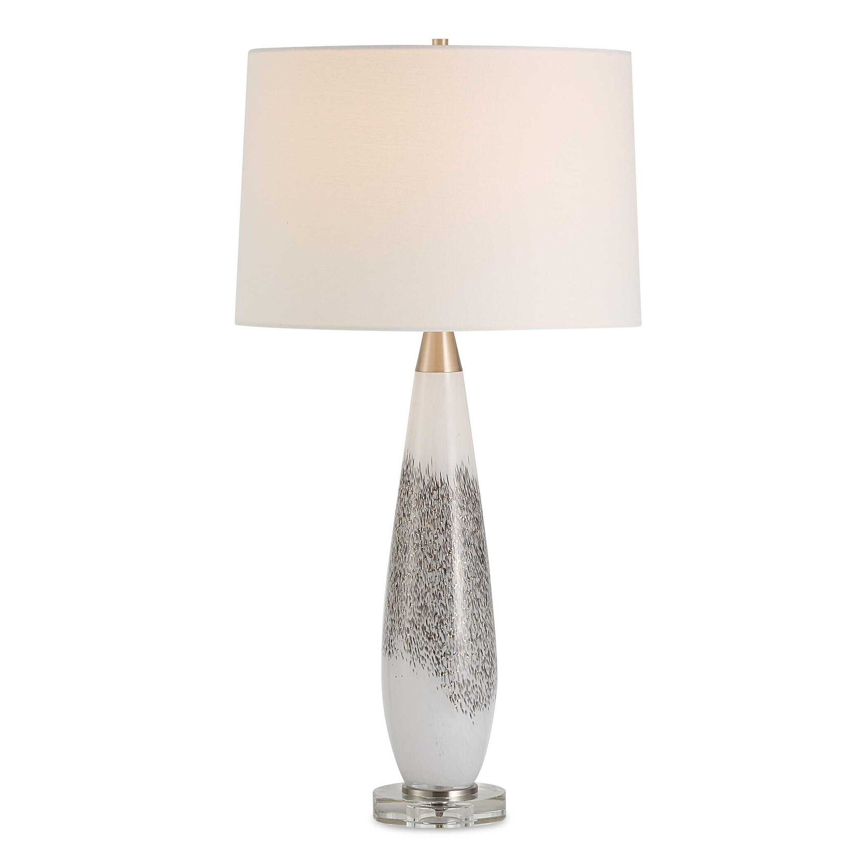 Quinn White/Silver Table Lamp