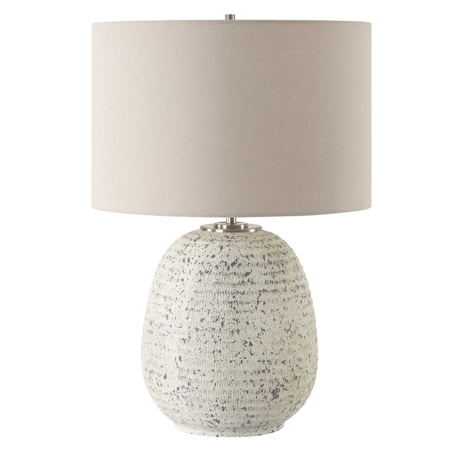 Danala Gray/White Stone Table Lamp