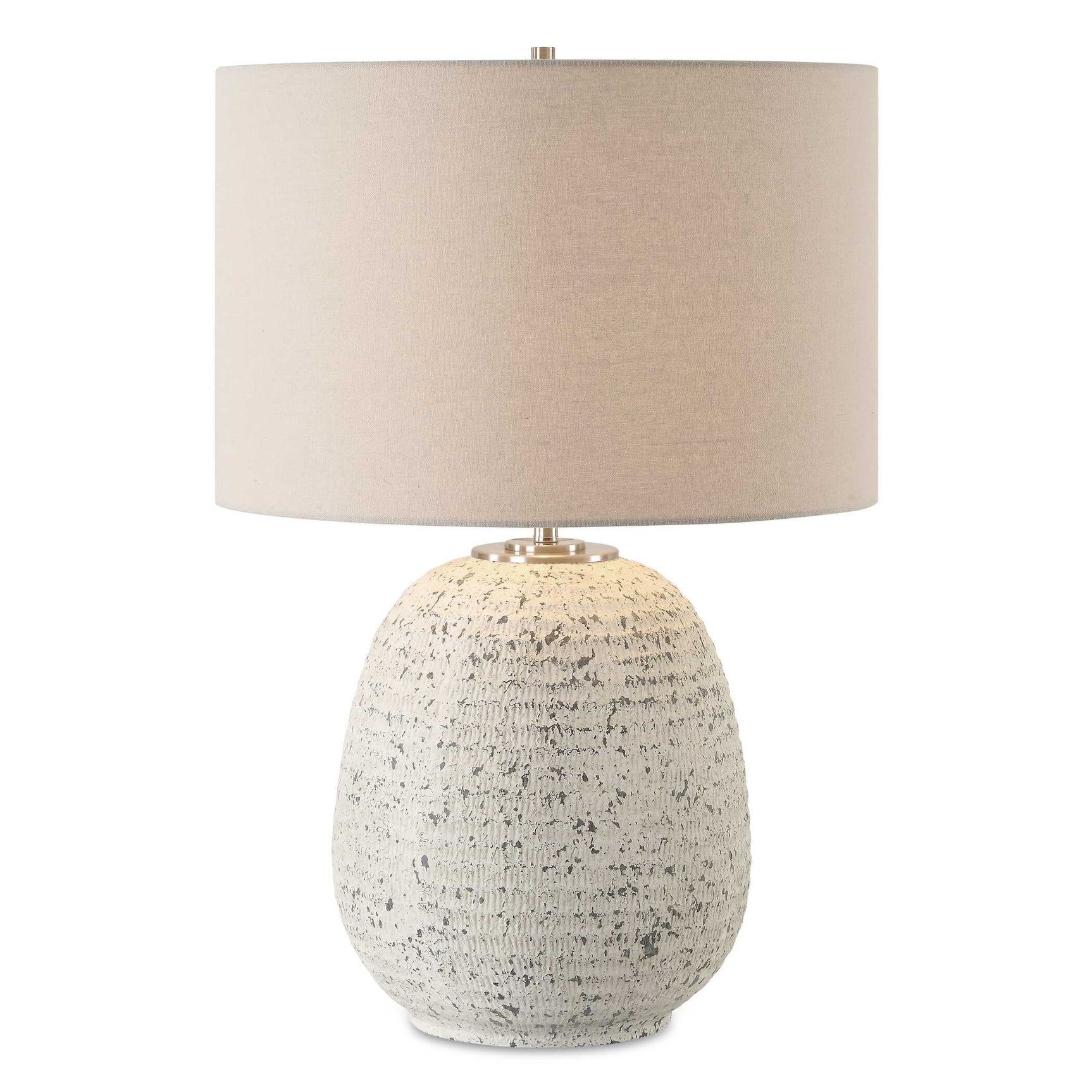 Danala Gray/White Stone Table Lamp