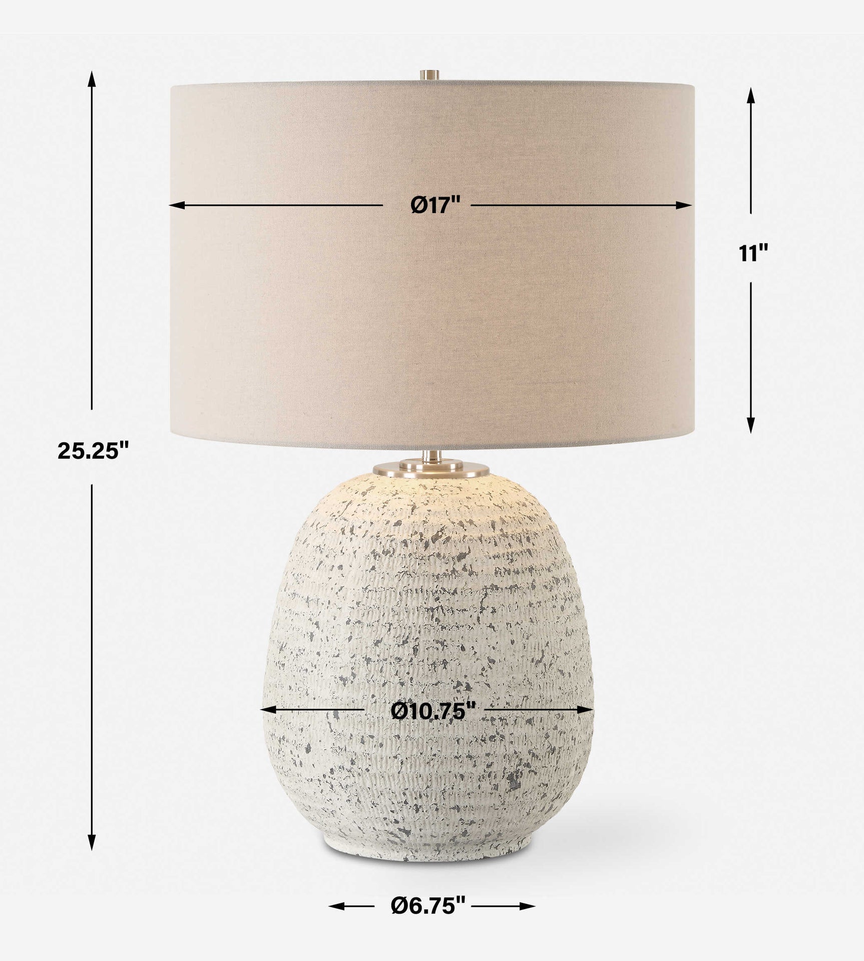 Danala Gray/White Stone Table Lamp
