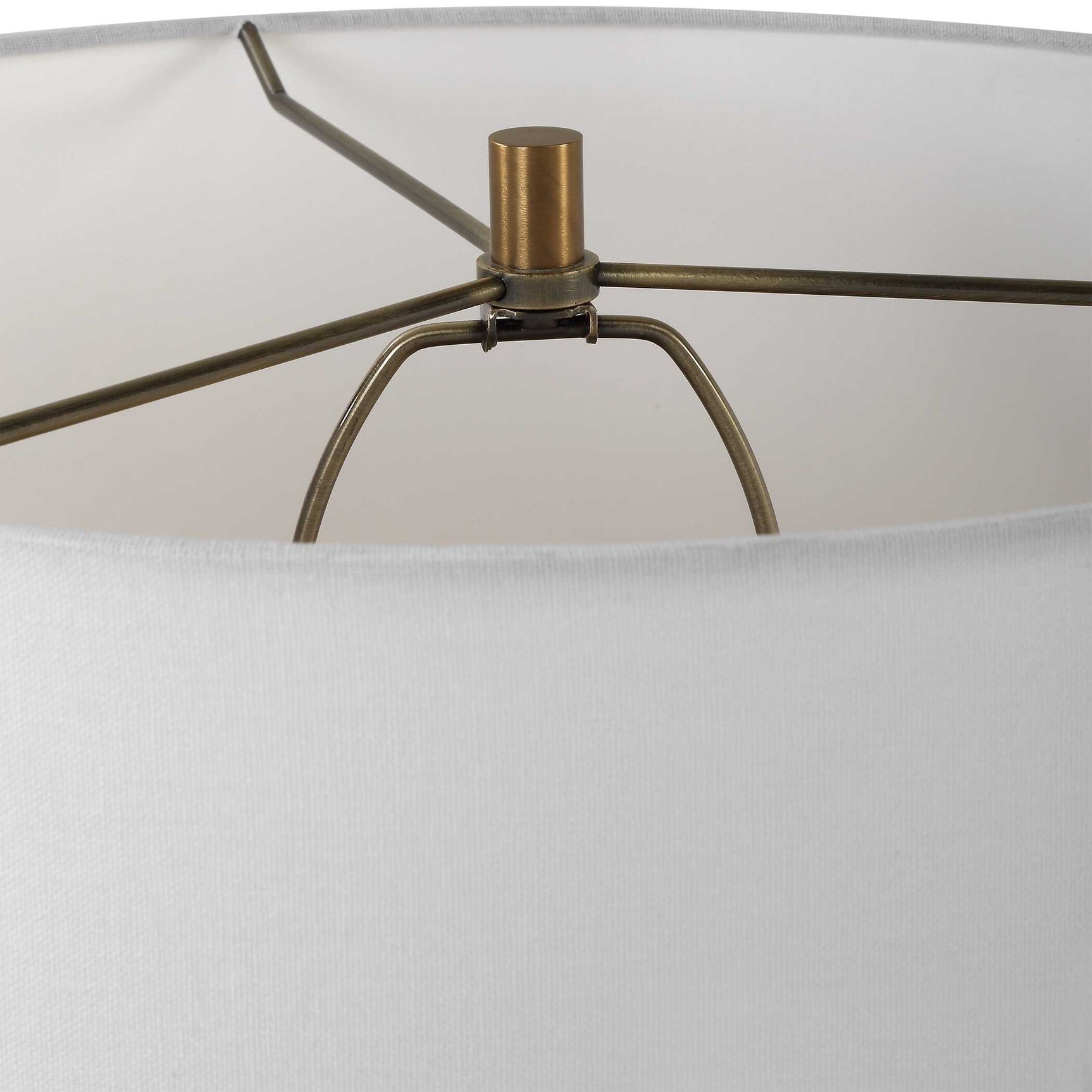 Stratified White Table Lamp