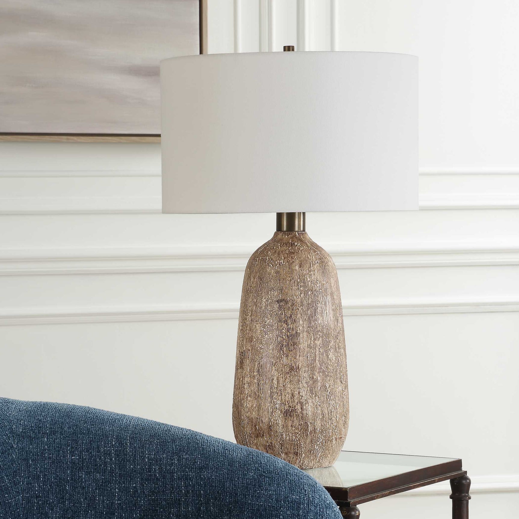 Napier Brown Earthy Table Lamp