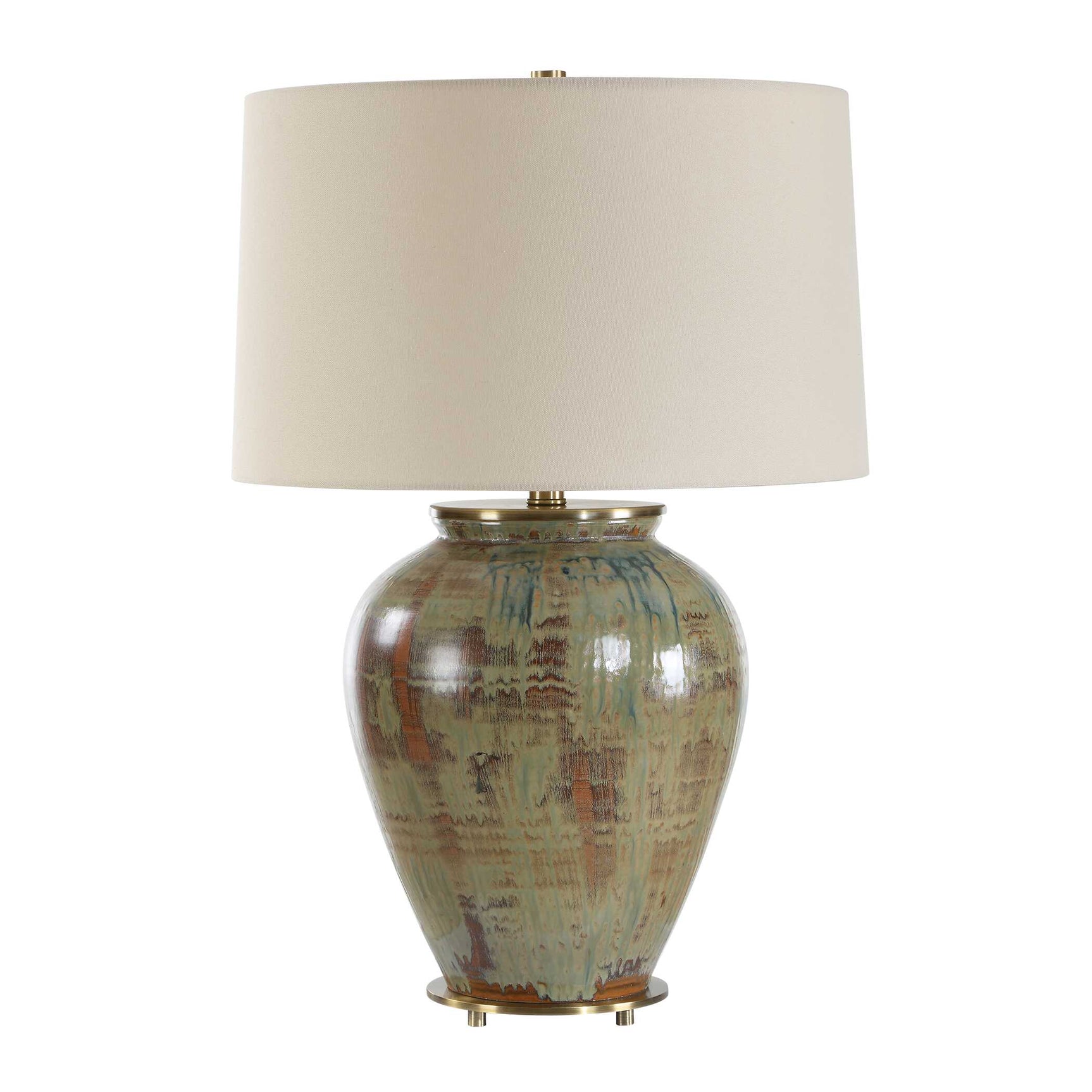Olisa Brown/Green Table Lamp