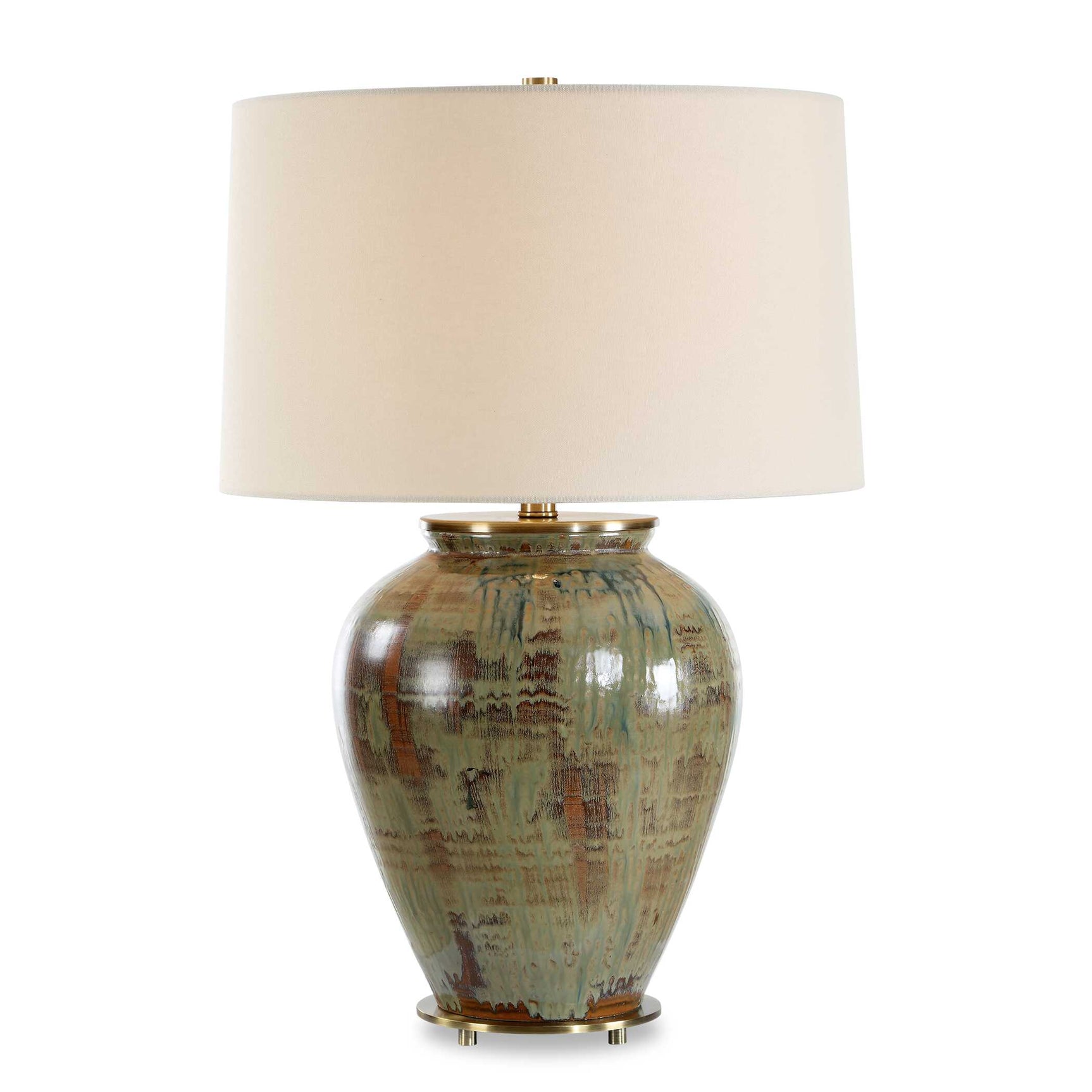 Olisa Brown/Green Table Lamp