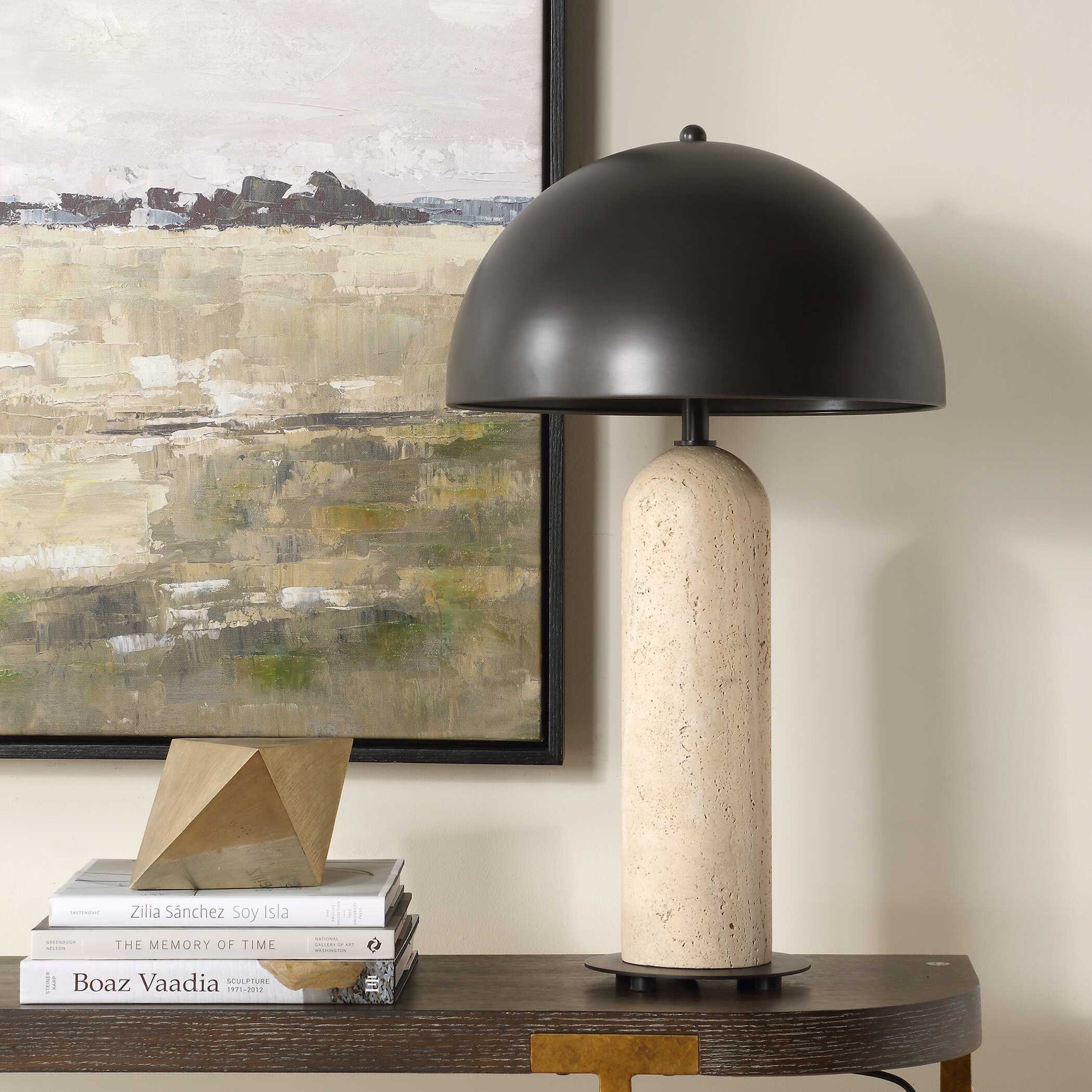 Tanaka Black/Bronze Indoor-Outdoor Table Lamp
