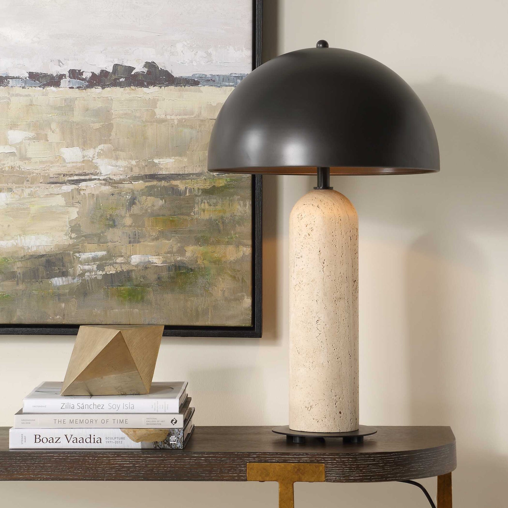 Tanaka Black/Bronze Indoor-Outdoor Table Lamp