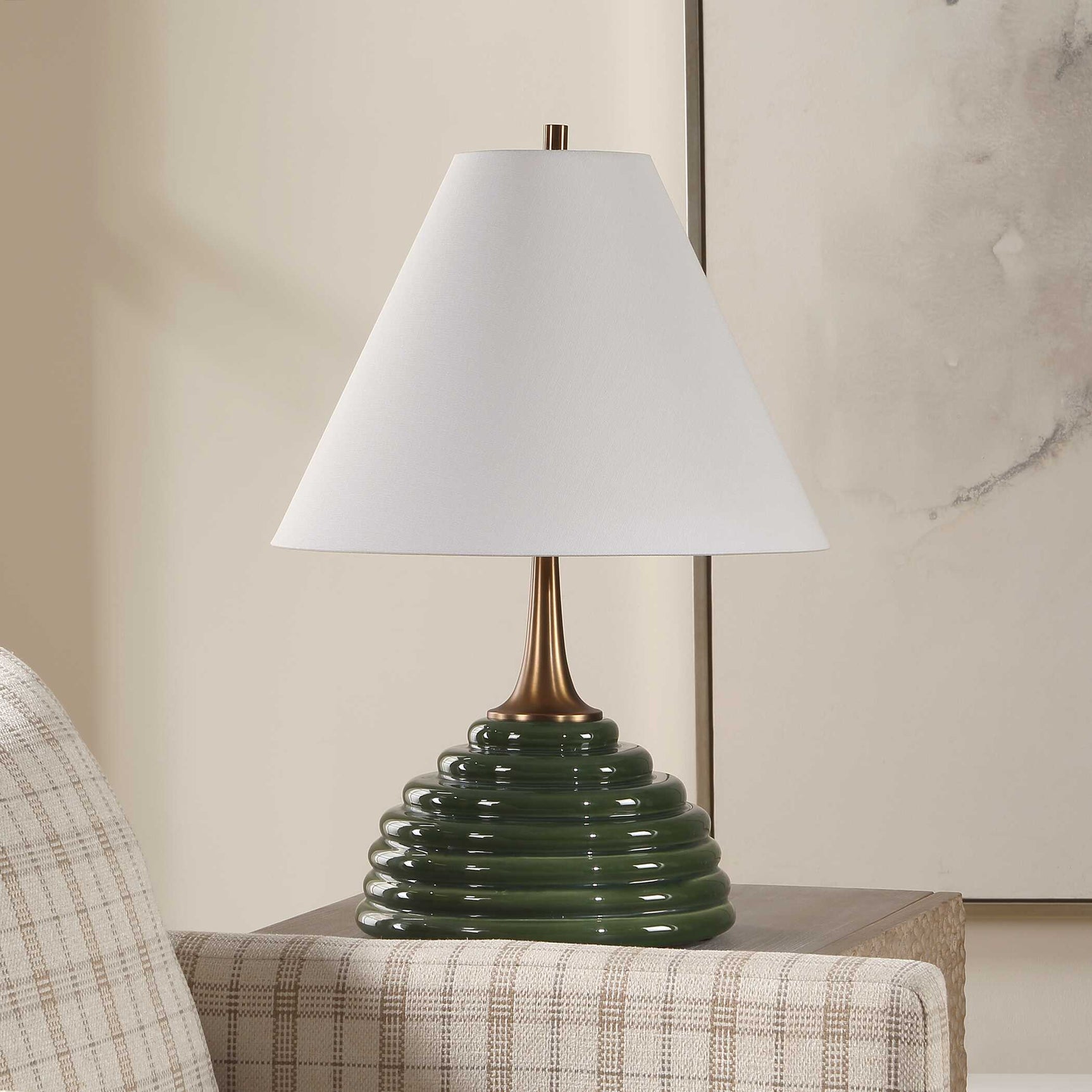McKay Dark Green Table Lamp