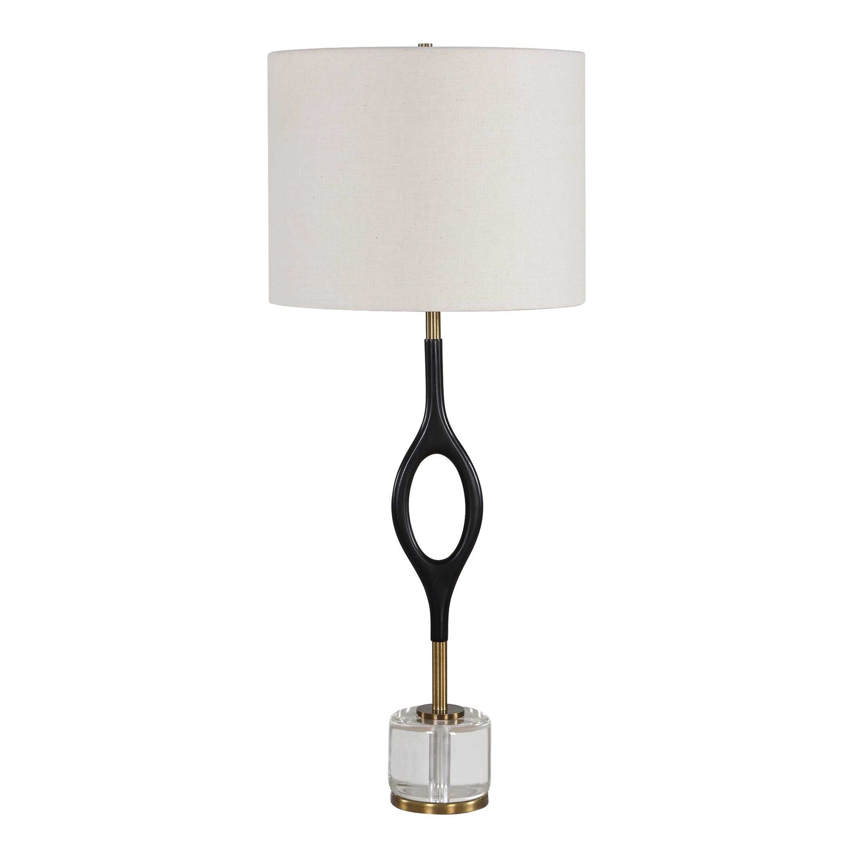 Maryam Black/Bronze Cordless LED Buffet Lamp