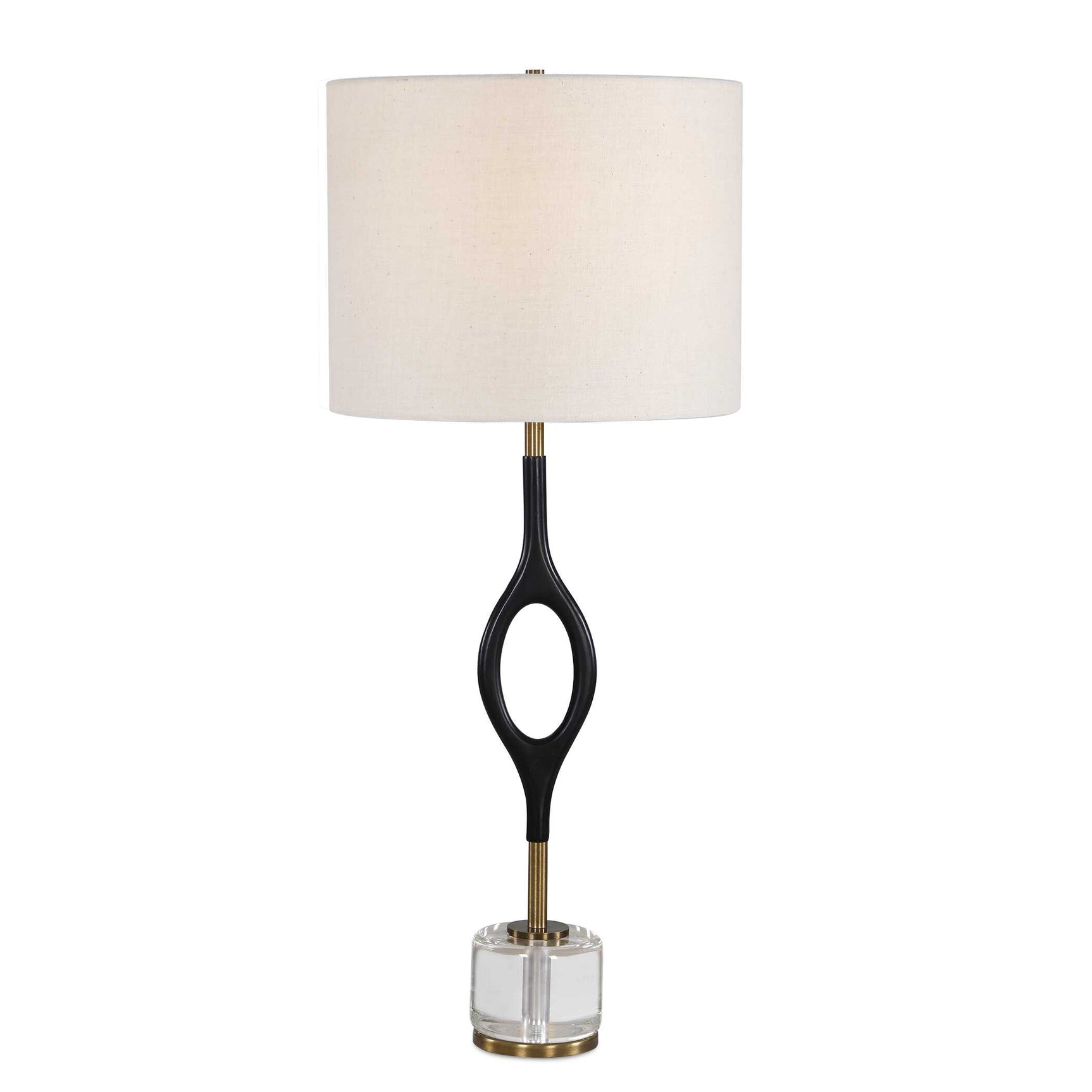 Maryam Black/Bronze Cordless LED Buffet Lamp