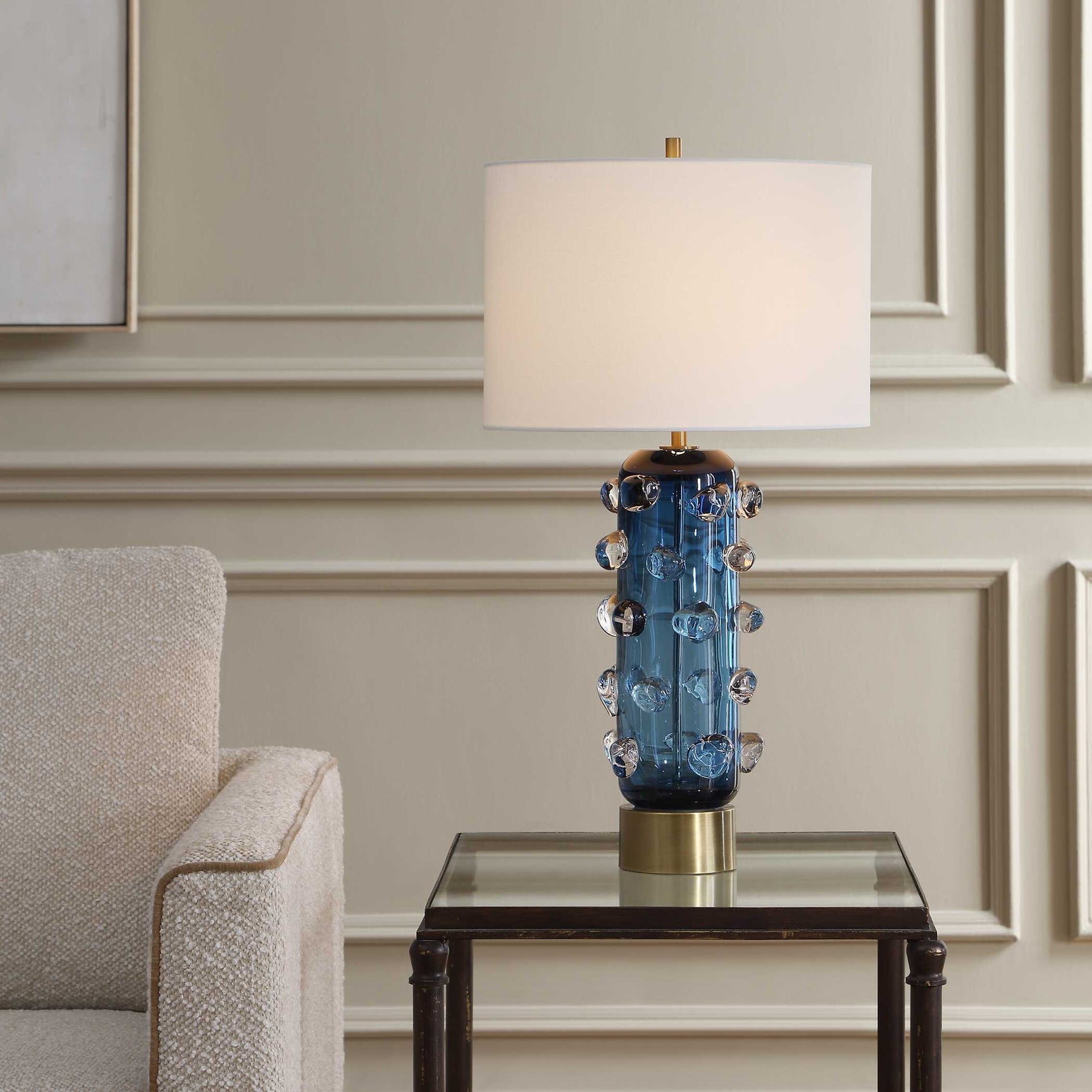 Aura Blue Table Lamp