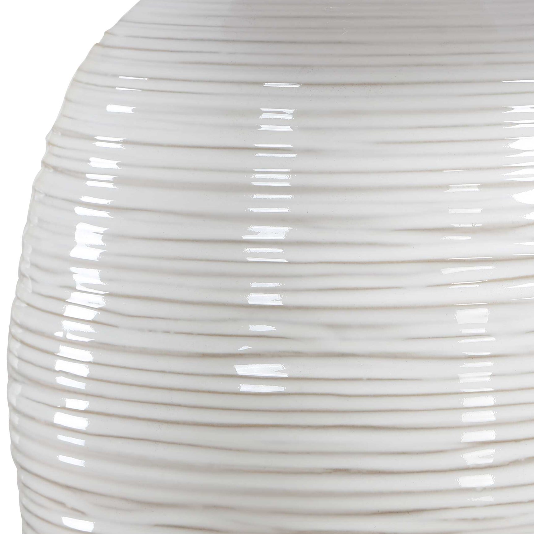 Alkman White Glaze Table Lamp
