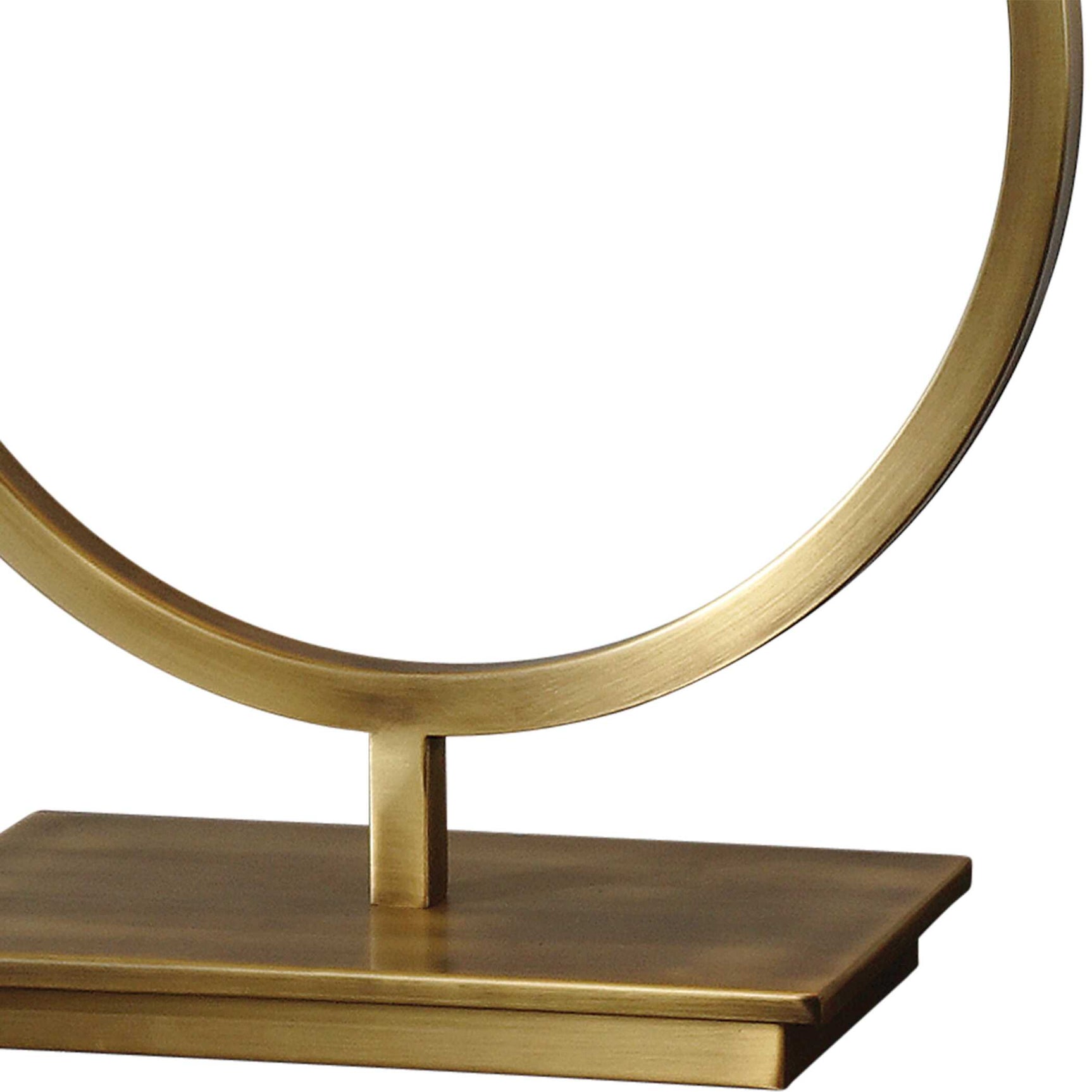 Duara Brass Circle Table Lamp