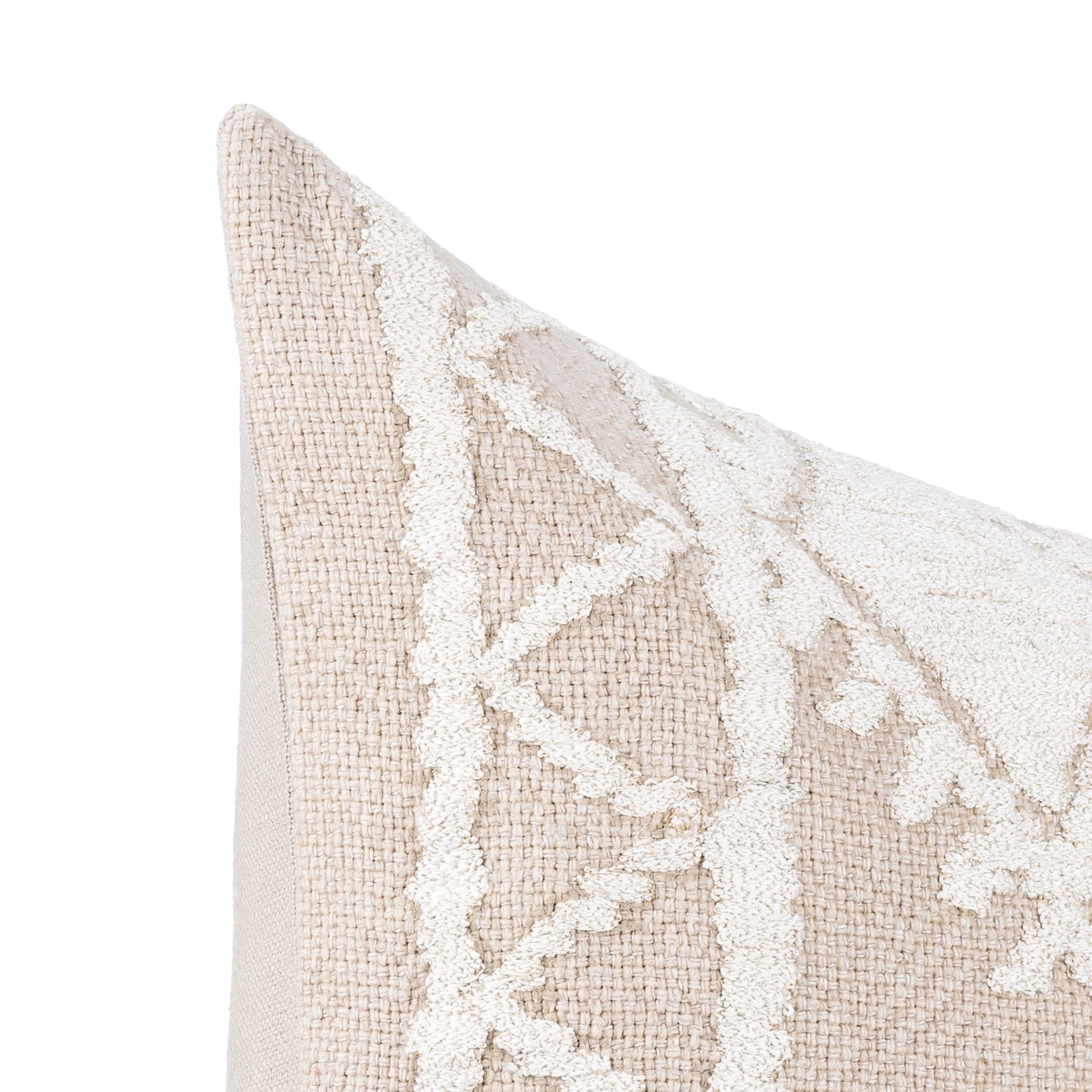 LN Abbey Mocha Cream/Ivory 14x26 Throw Pillow (Set of 2) - Ornate Home