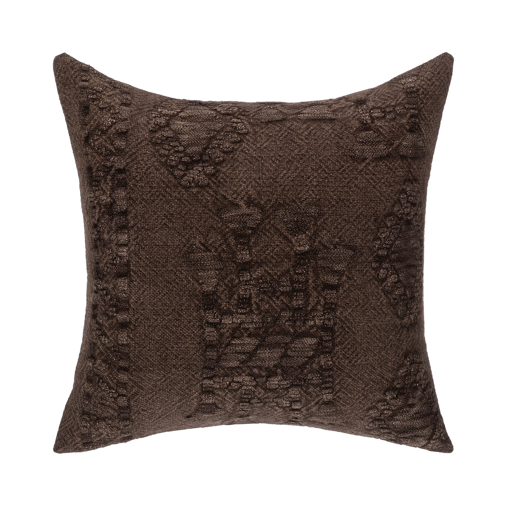 LN Abbey Sierra Brown 22x22 Throw Pillow (Set of 2) - Ornate Home