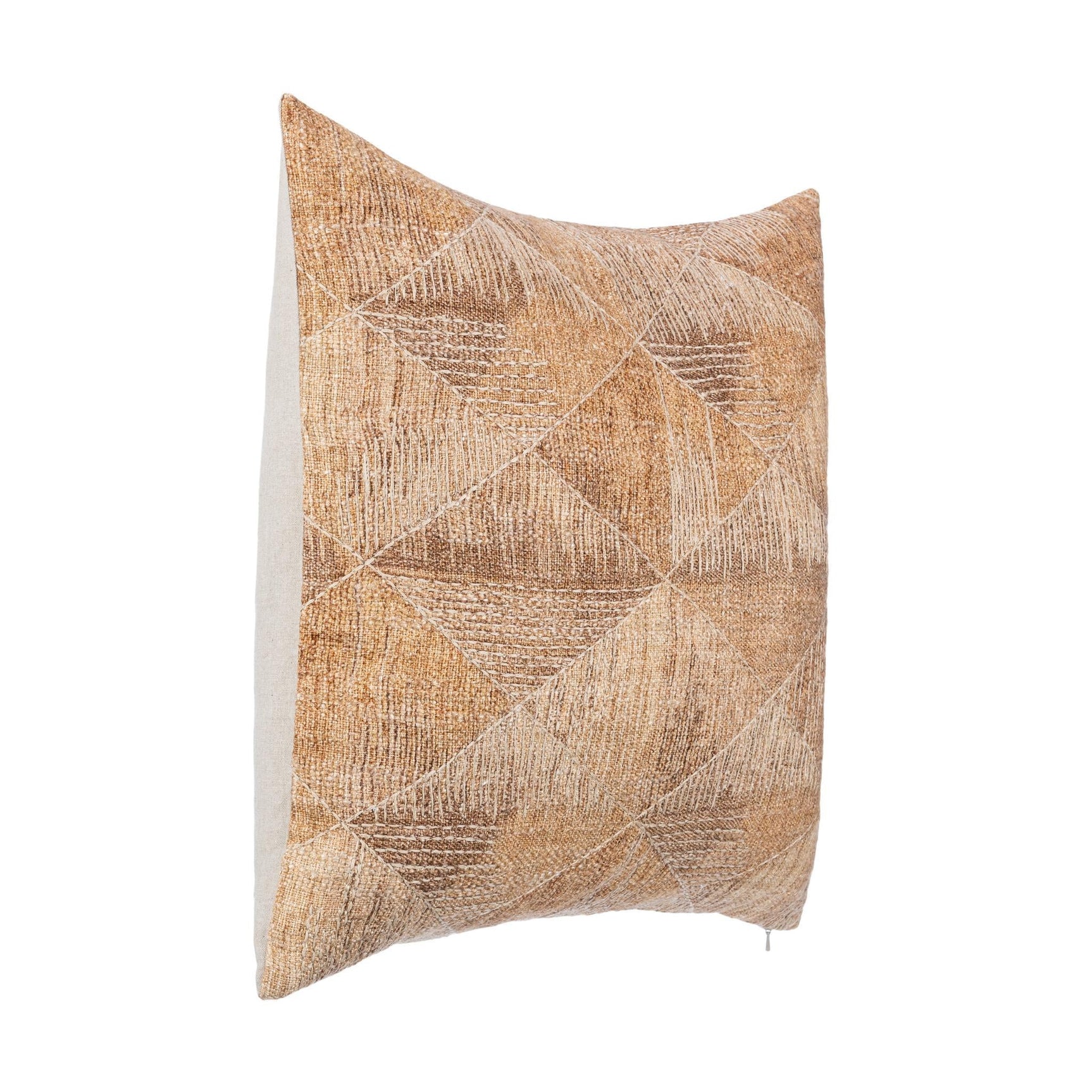 LN Rev Caramel 22x22 Throw Pillow - Ornate Home