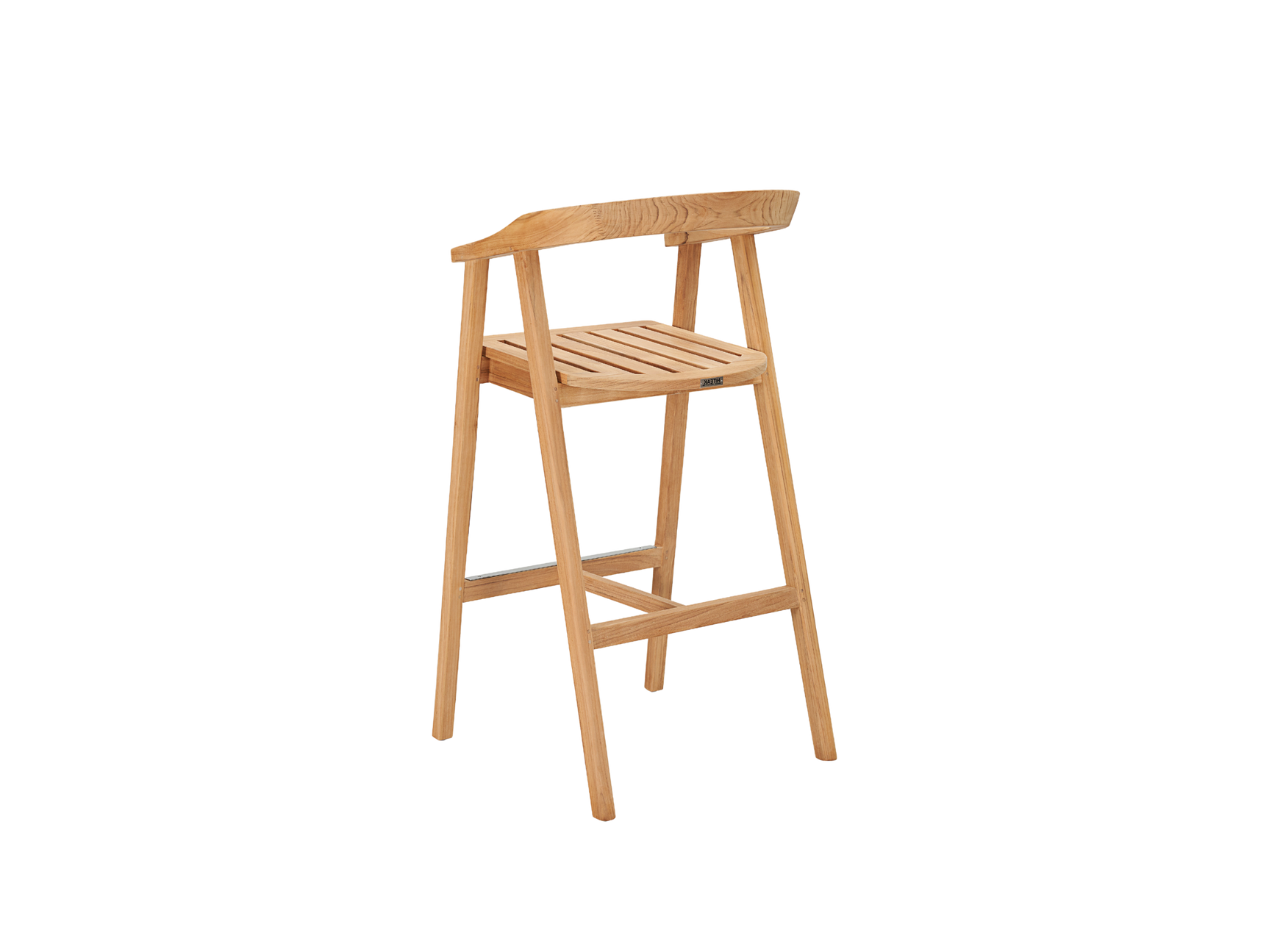 La Costa 3-Piece Teak Outdoor Square Bar Dining Set - Ornate Home