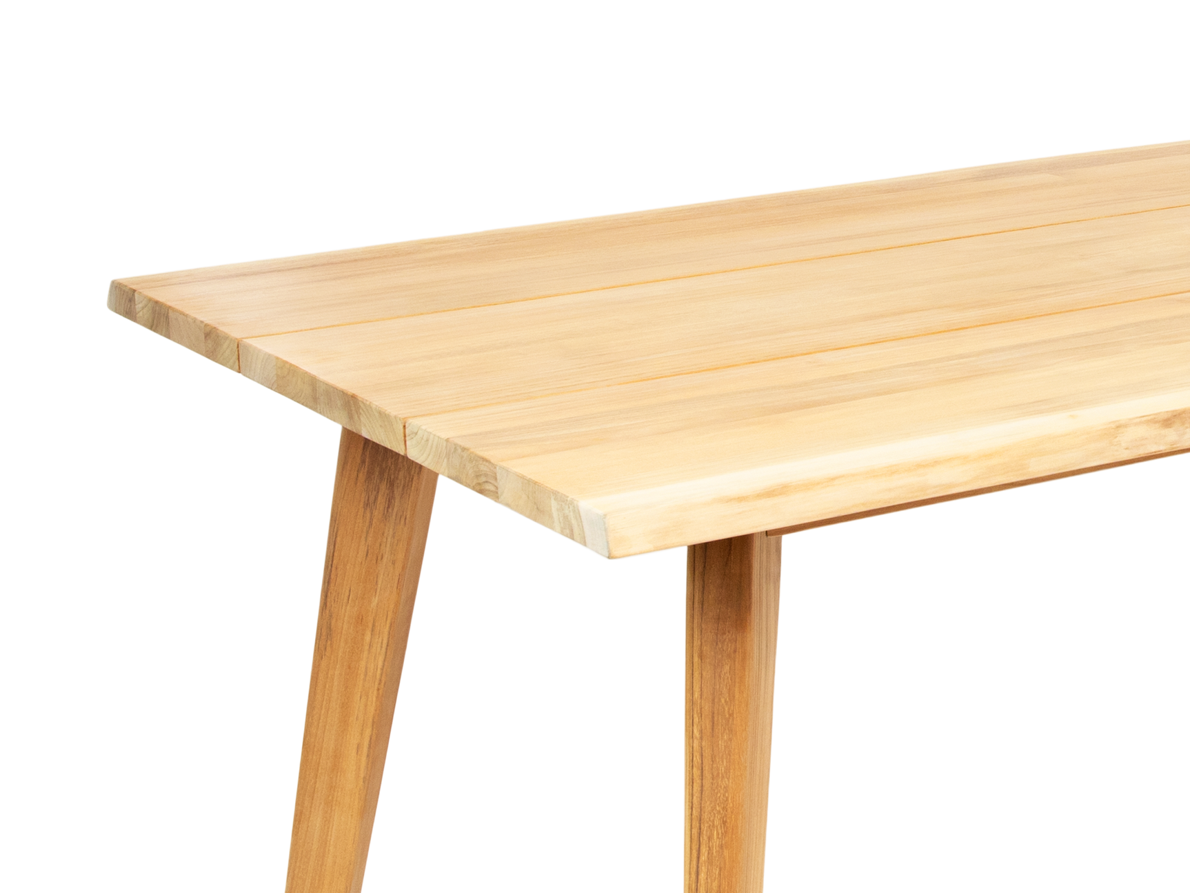 La Costa 84-inch Rectangular Teak Outdoor Wide-plank Dining Table - Ornate Home