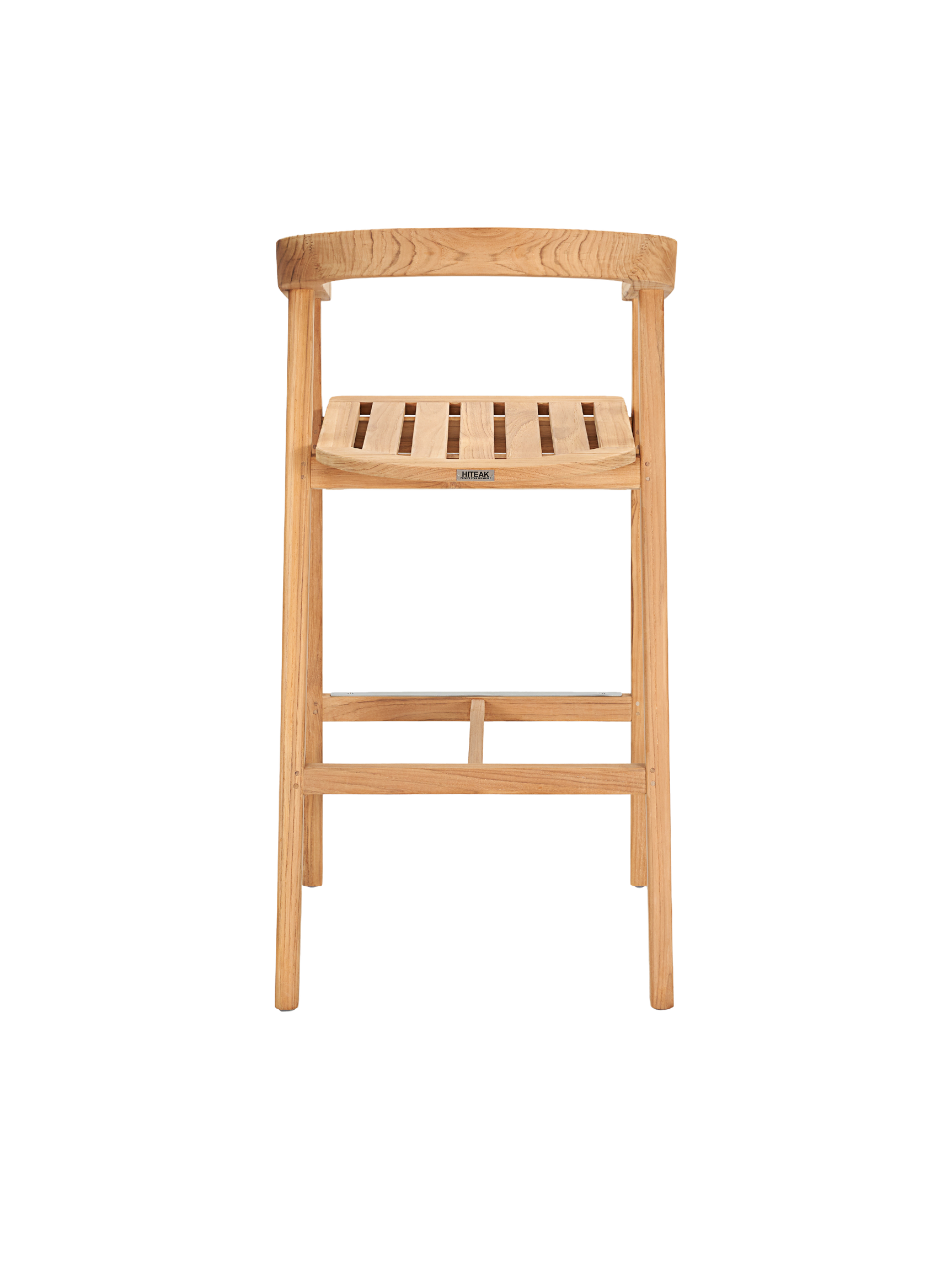 La Costa Teak Outdoor Barrel Back Bar Armchair - Ornate Home