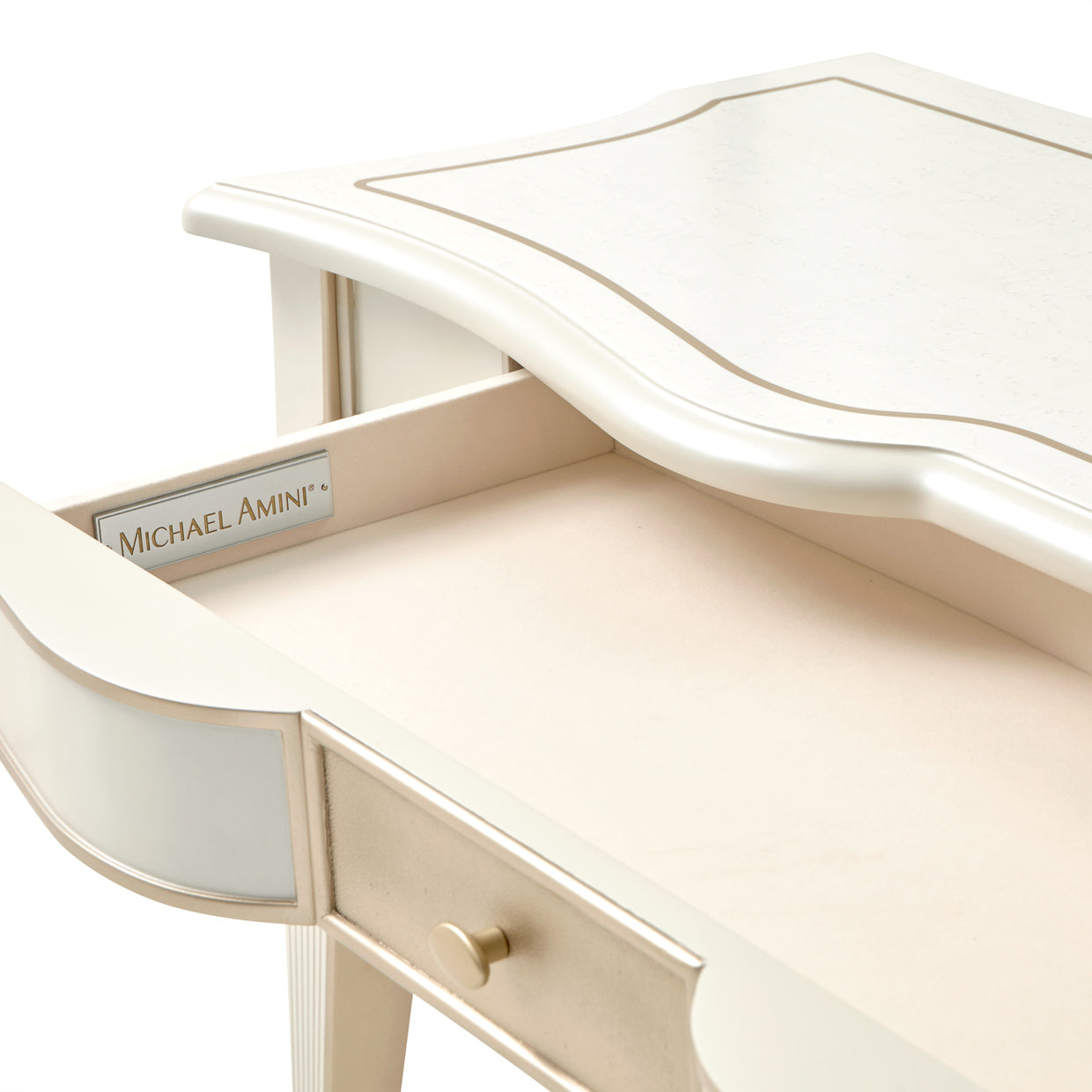 La Marisia Creamy Pearl Console Table - Ornate Home