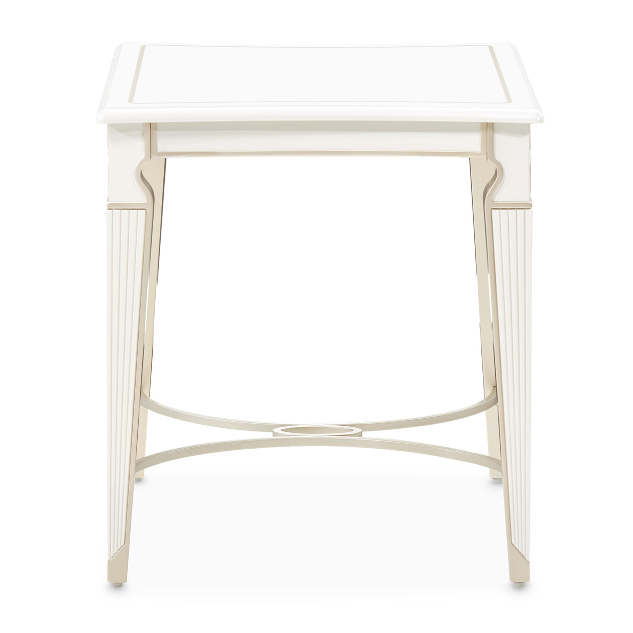 La Marisia Creamy Pearl End Table - Ornate Home