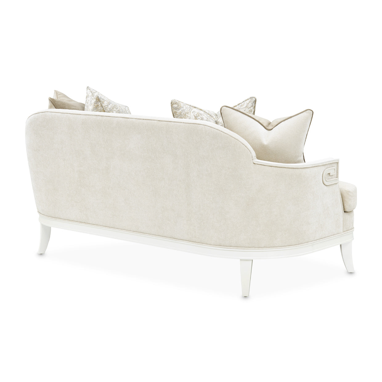 La Marisia Creamy Pearl/Tranquil Chenille Loveseat - Ornate Home