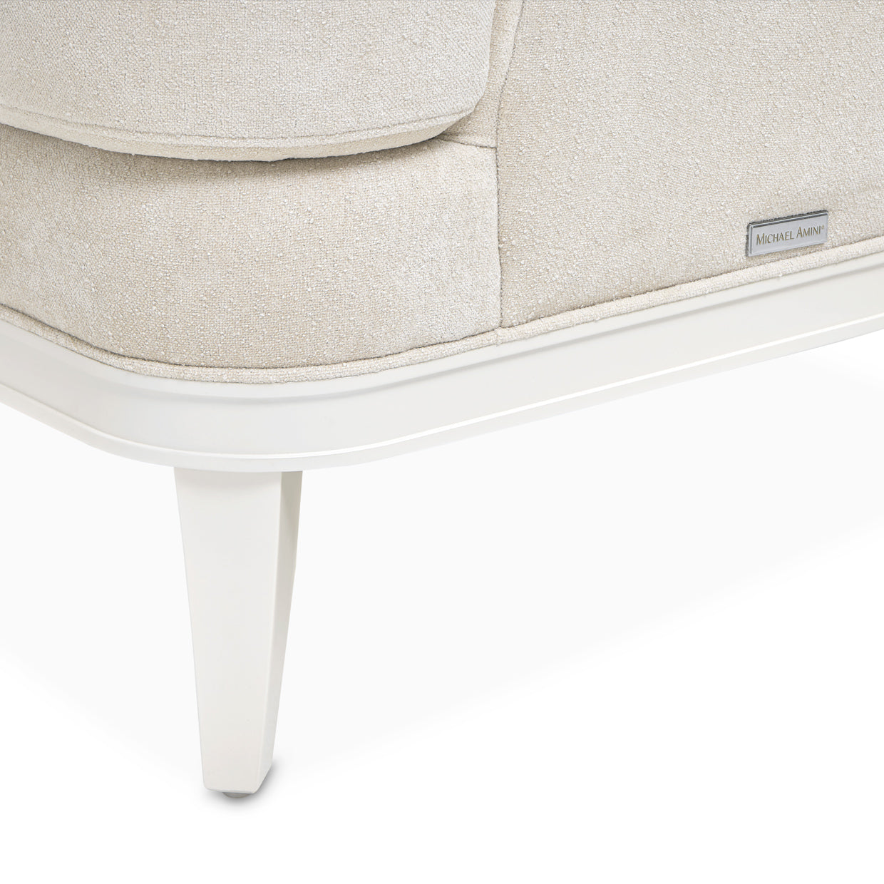 La Marisia Creamy Pearl/Tranquil Chenille Matching Chair - Ornate Home