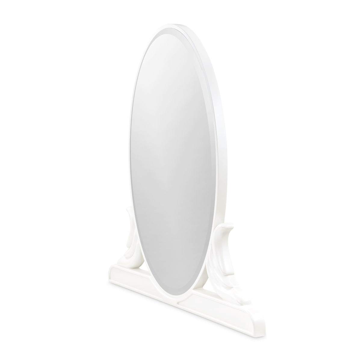 La Marisia Creamy Pearl Vanity Set with Mirror & Chair - Ornate Home