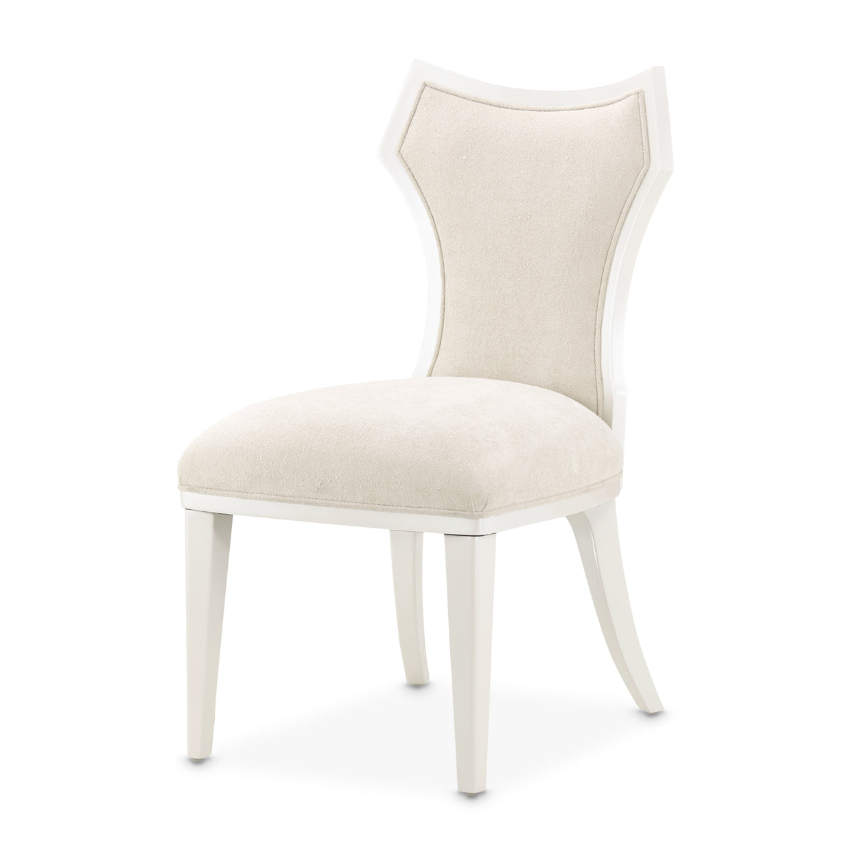 La Marisia Creamy Pearl Vanity Set with Mirror & Chair - Ornate Home