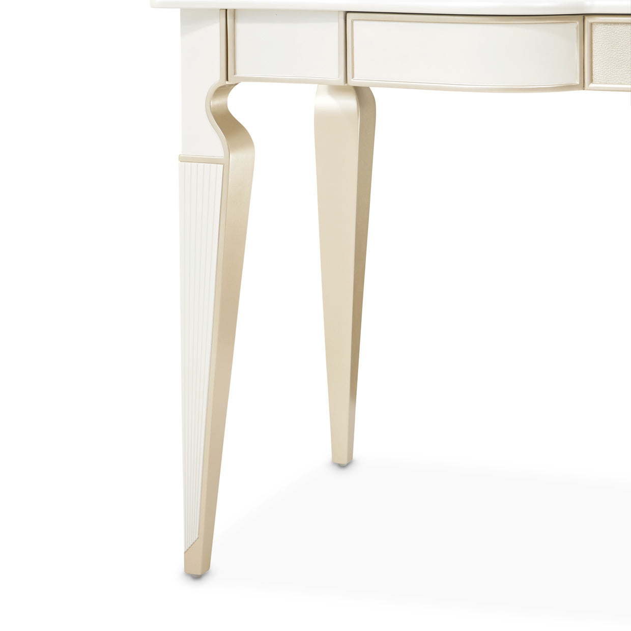 La Marisia Creamy Pearl Vanity with Mirror - Ornate Home