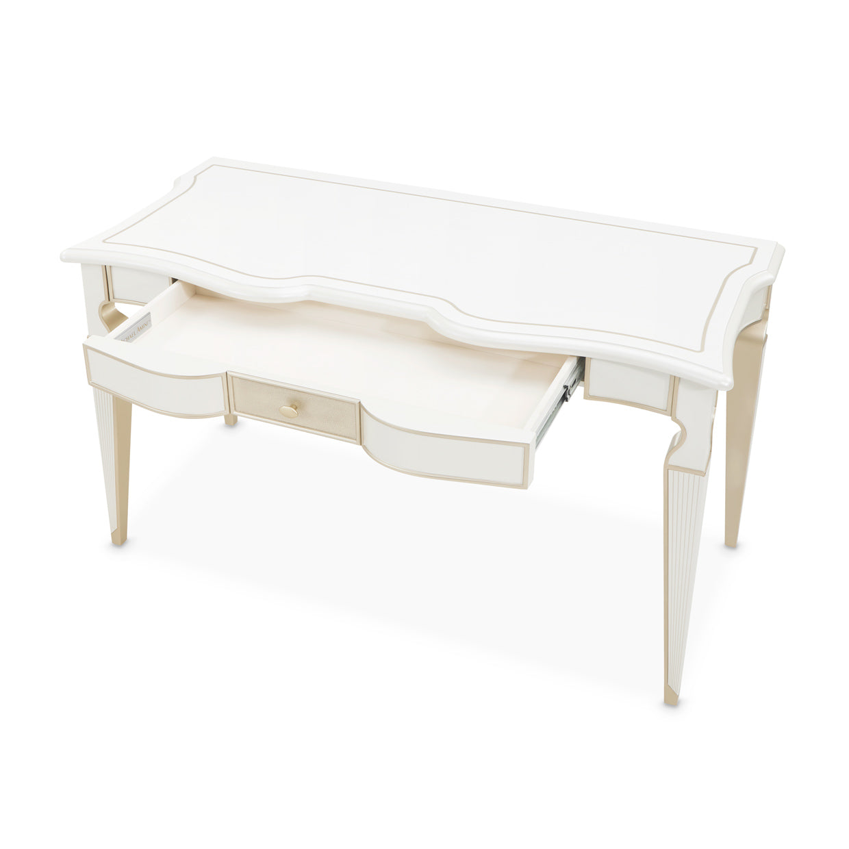 La Marisia Creamy Pearl Vanity with Mirror - Ornate Home