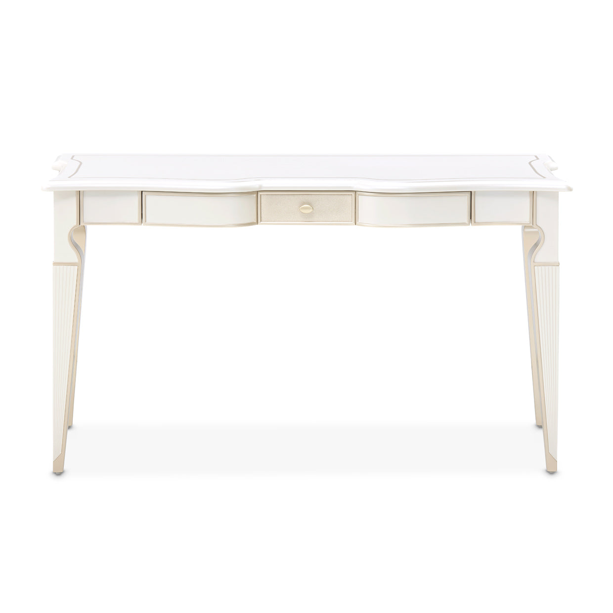 La Marisia Creamy Pearl Vanity with Mirror - Ornate Home
