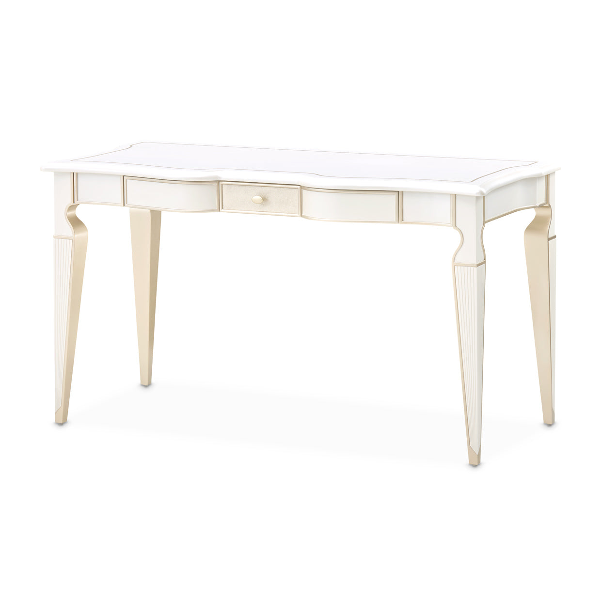 La Marisia Creamy Pearl Vanity with Mirror - Ornate Home