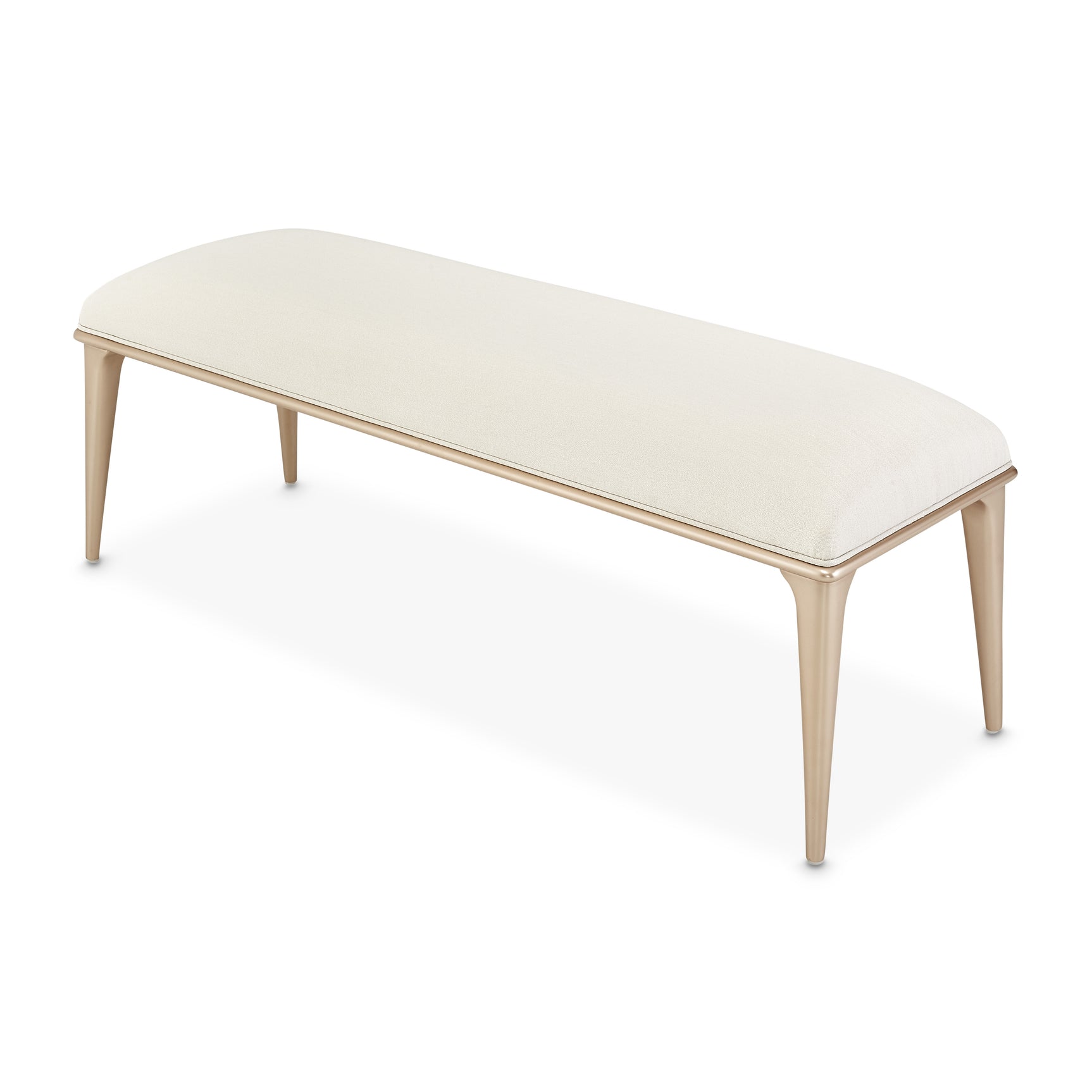 La Rachelle Medium Champagne Bed Bench - Ornate Home