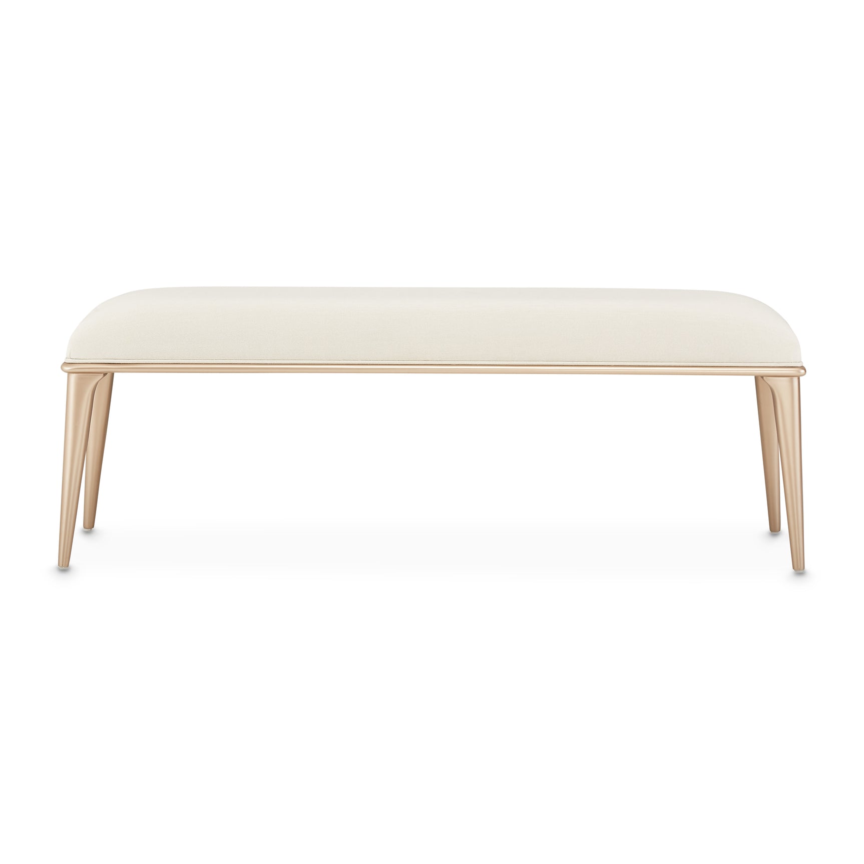 La Rachelle Medium Champagne Bed Bench - Ornate Home