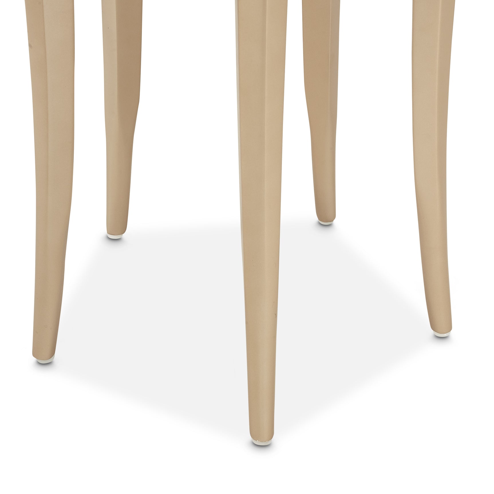 La Rachelle Medium Champagne Chairside Table - Ornate Home